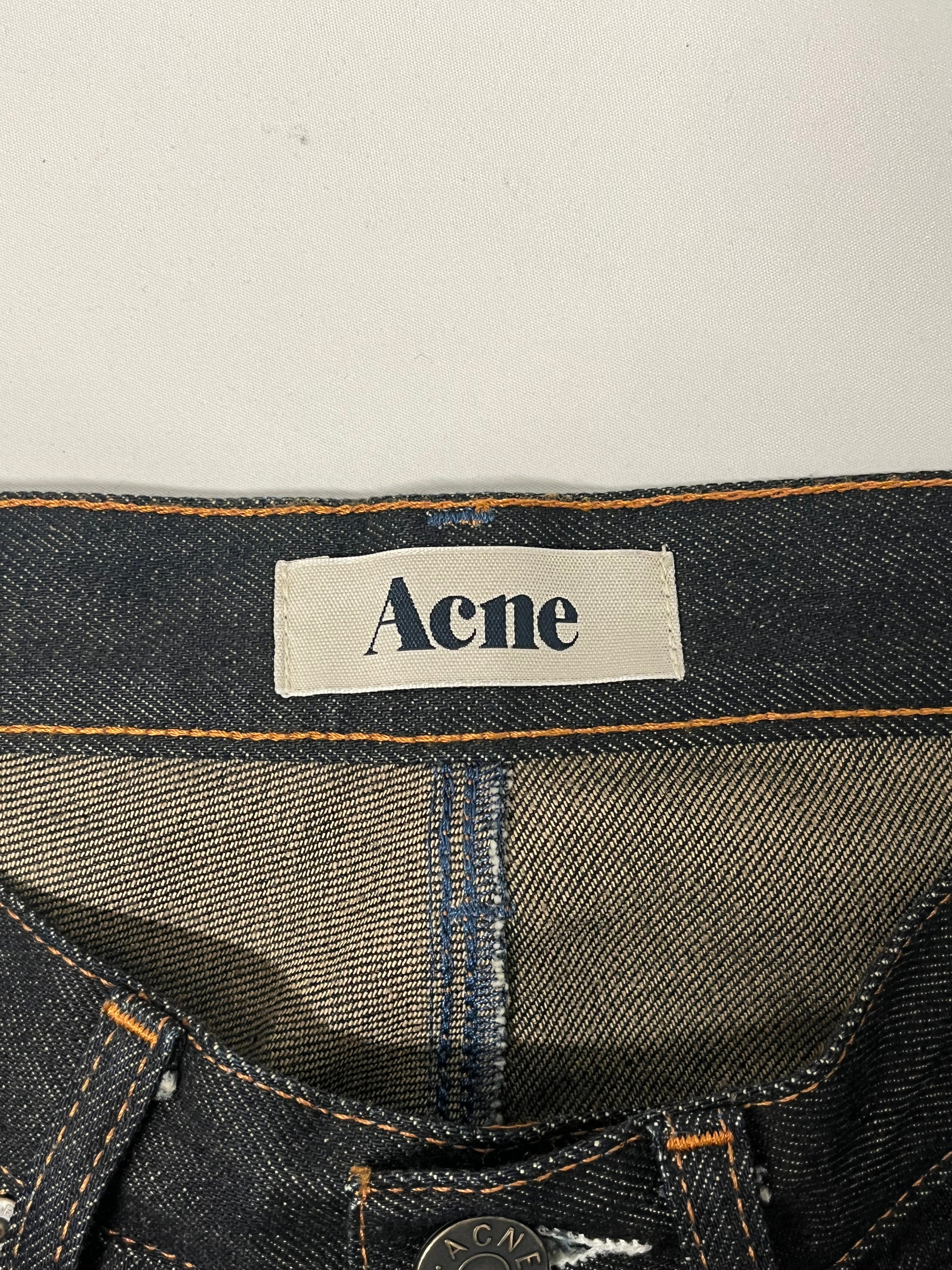 Acne Studios/Skinny Pants/28/Cotton/NVY/ view 3