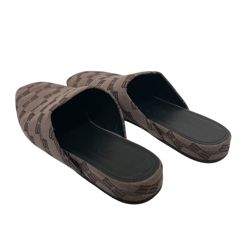 BALENCIAGA/Loafers/EU 42/Monogram/Polyester/BRW/