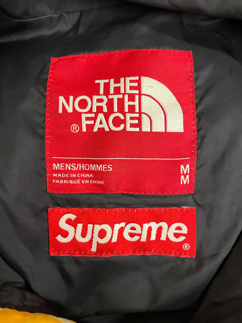 Supreme/THE NORTH FACE/Jacket/M/Nylon/YLW/All Over Print/BY ANY MEANS NECESSARY