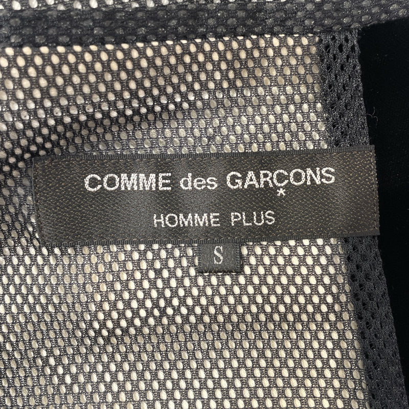 COMME des GARCONS HOMME PLUS/Tailored Jkt/S/Acrylic/BLK/velour collar