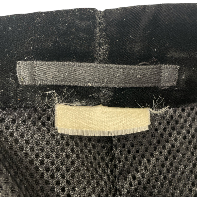 COMME des GARCONS HOMME PLUS/Tailored Jkt/S/Acrylic/BLK/velour collar