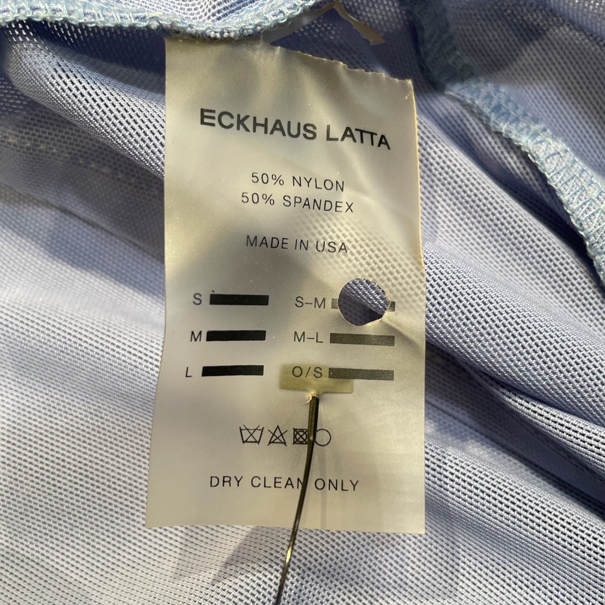 ECKHAUS LATTA/Wide Leg Pants/S/Polyester/BLU/flowwy wide leg view 3
