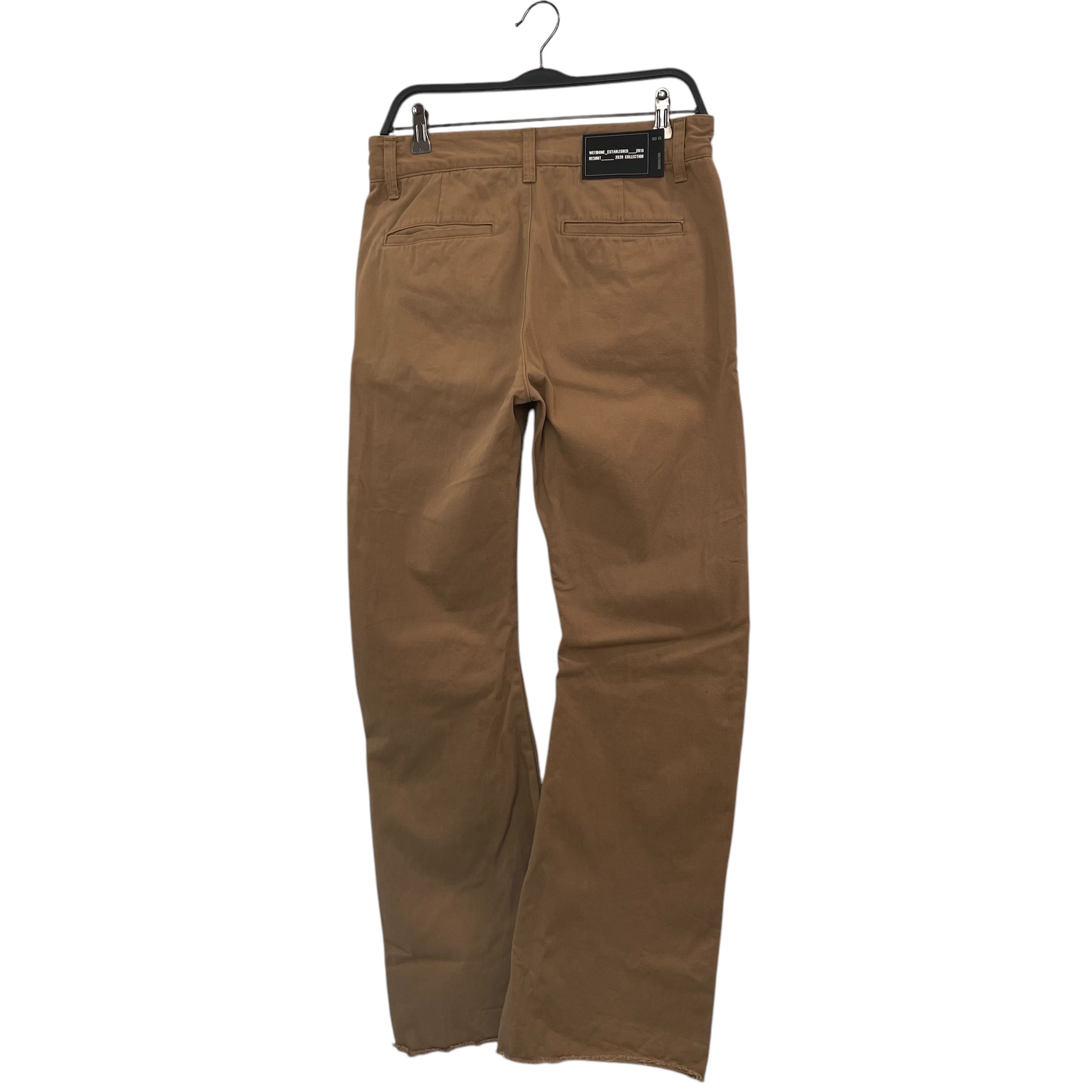 WE11DONE/Pants/S/Cotton/CML/WIDE/FLARE LEG/WD-PT6-20-017-M view 2