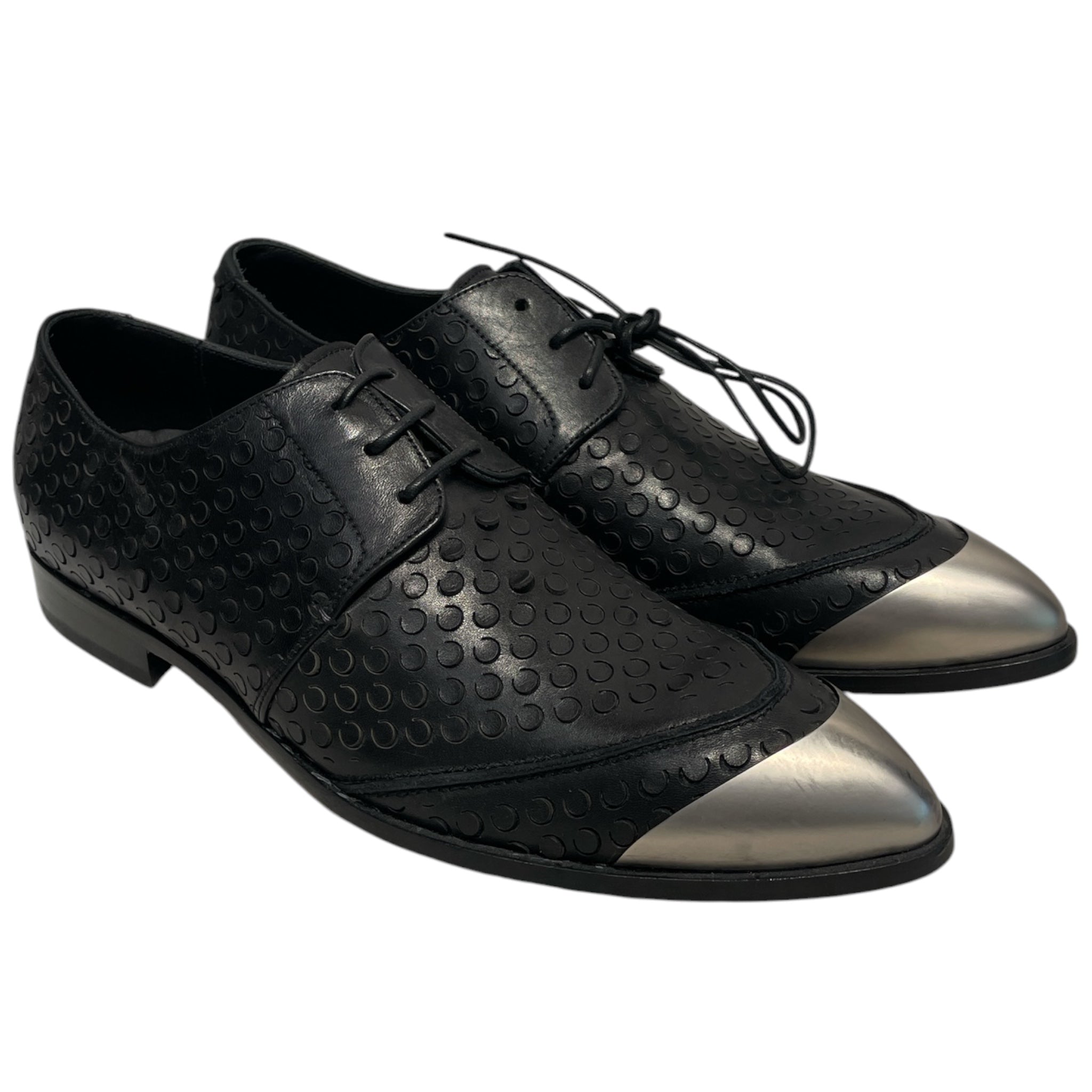 Helmut Lang/Dress Shoes/EU 46/Leather/BLK/FW 24 Scare Metal Toe view 1