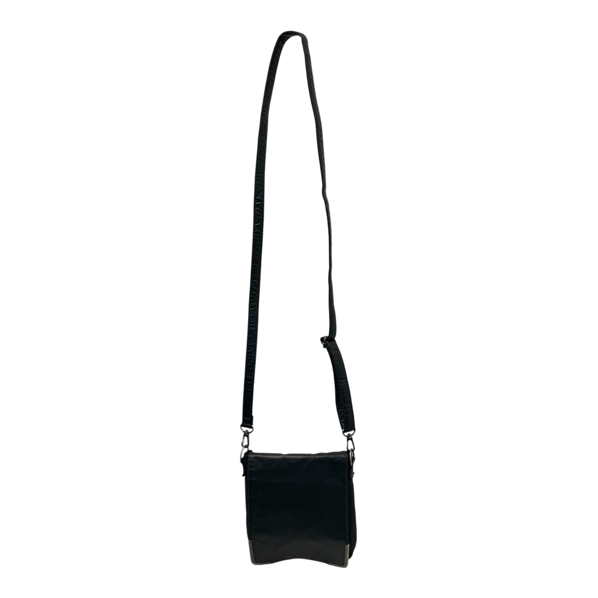 Jean Paul Gaultier/Cross Body Bag/OS/Leather/BLK/SILVER CORNER CROSS BODY BAG view 1