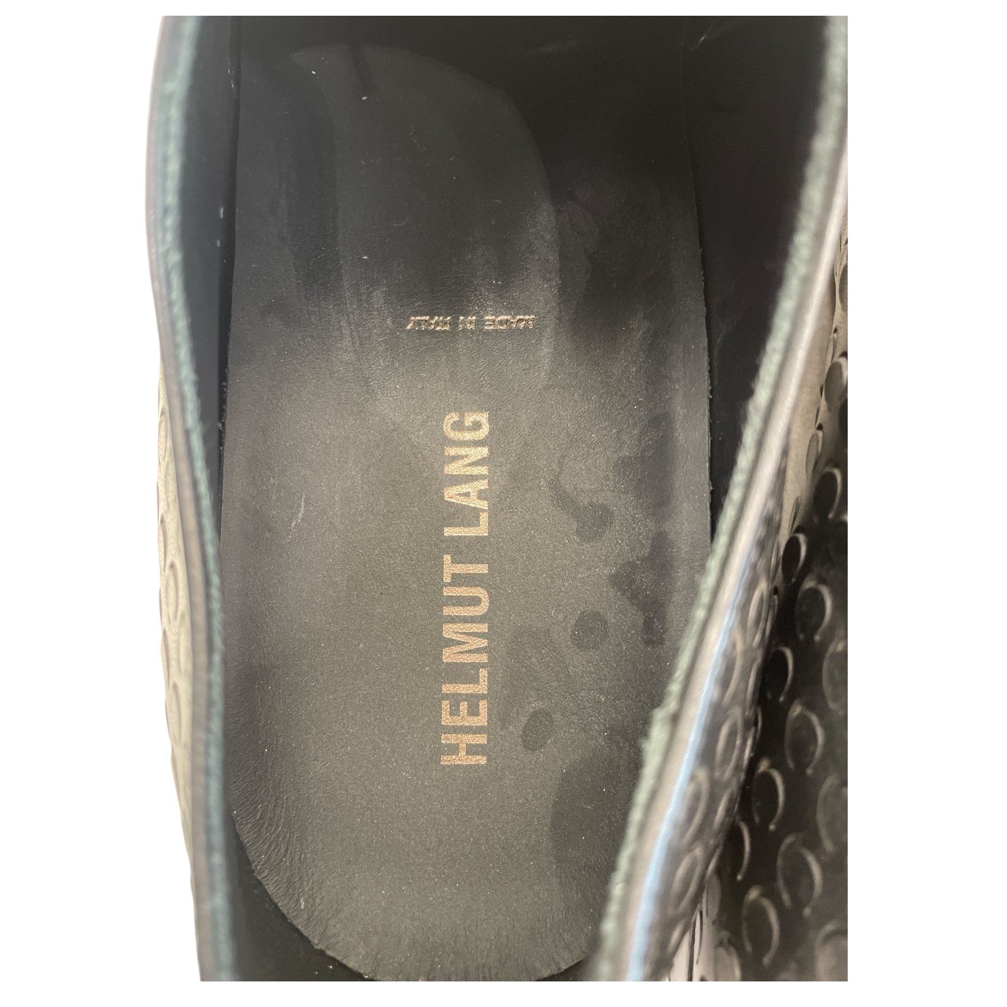 Helmut Lang/Dress Shoes/EU 46/Leather/BLK/FW 24 Scare Metal Toe view 3