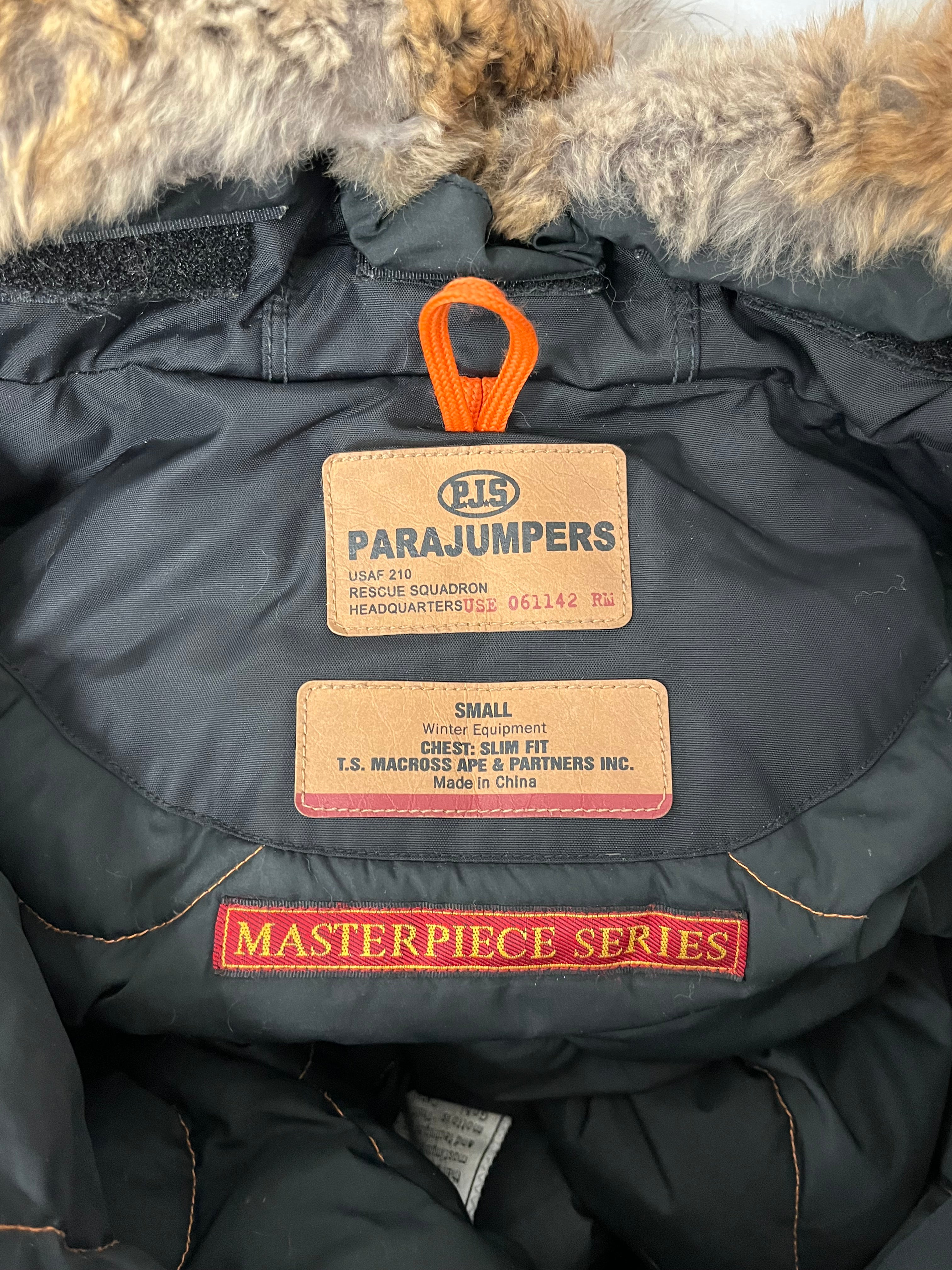 PARAJUMPERS/Coat/S/Nylon/BLK/USAF 210 RESCUE SQUADRON view 3