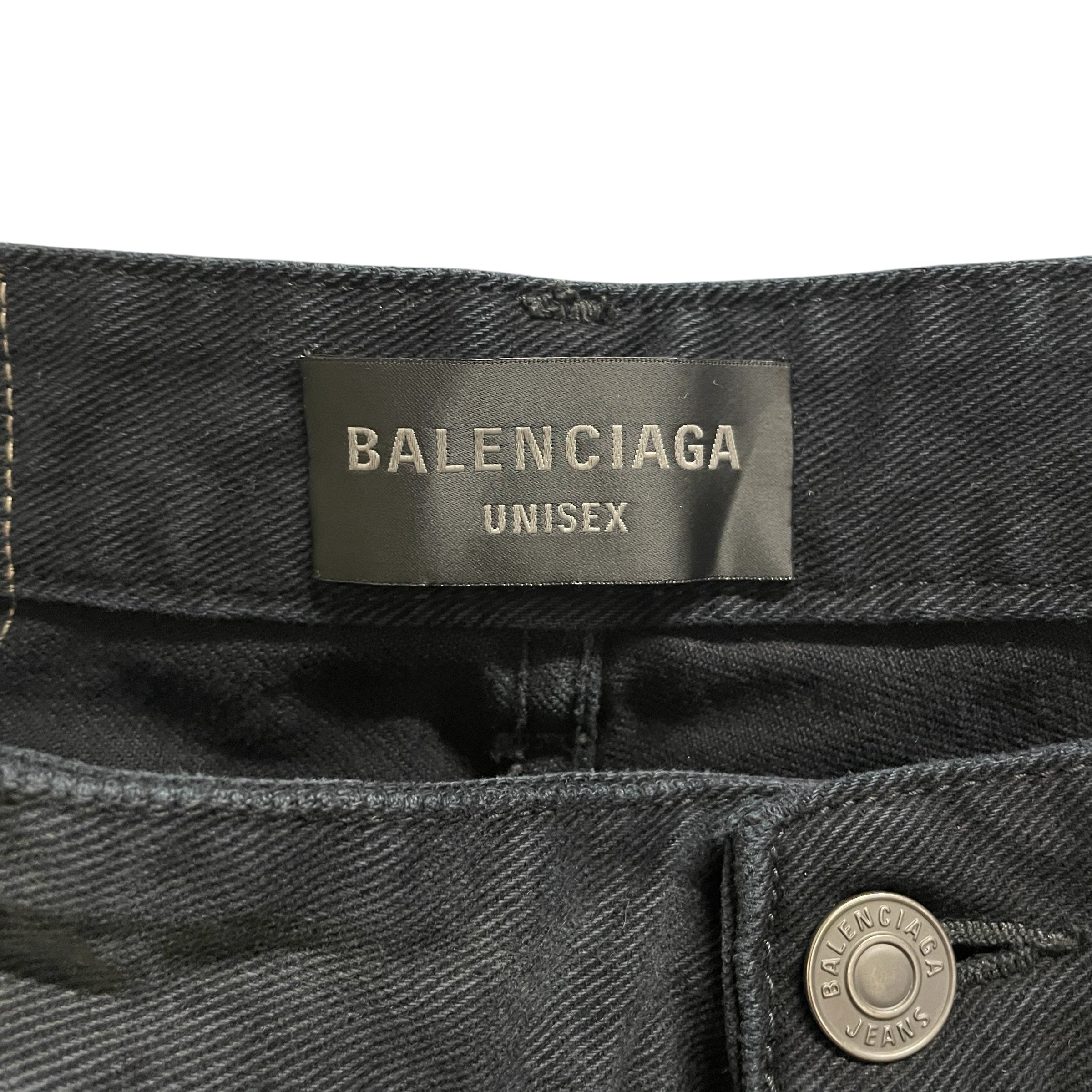 BALENCIAGA/Cargo Pants/charcoal wash view 3