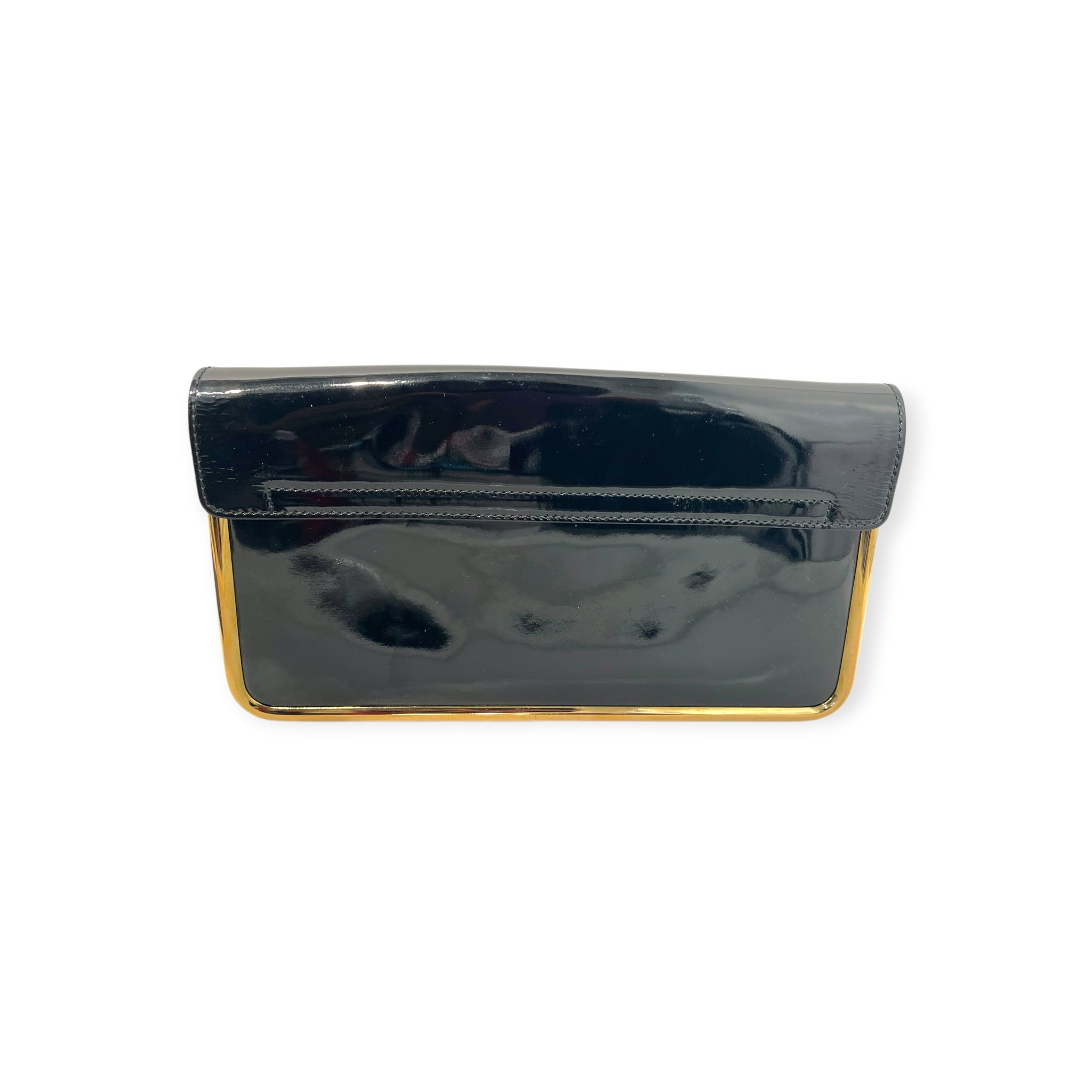 Chloe/Clutch Bag/Leather/BLK/BLK&GOLD W/ SEQUINS view 2