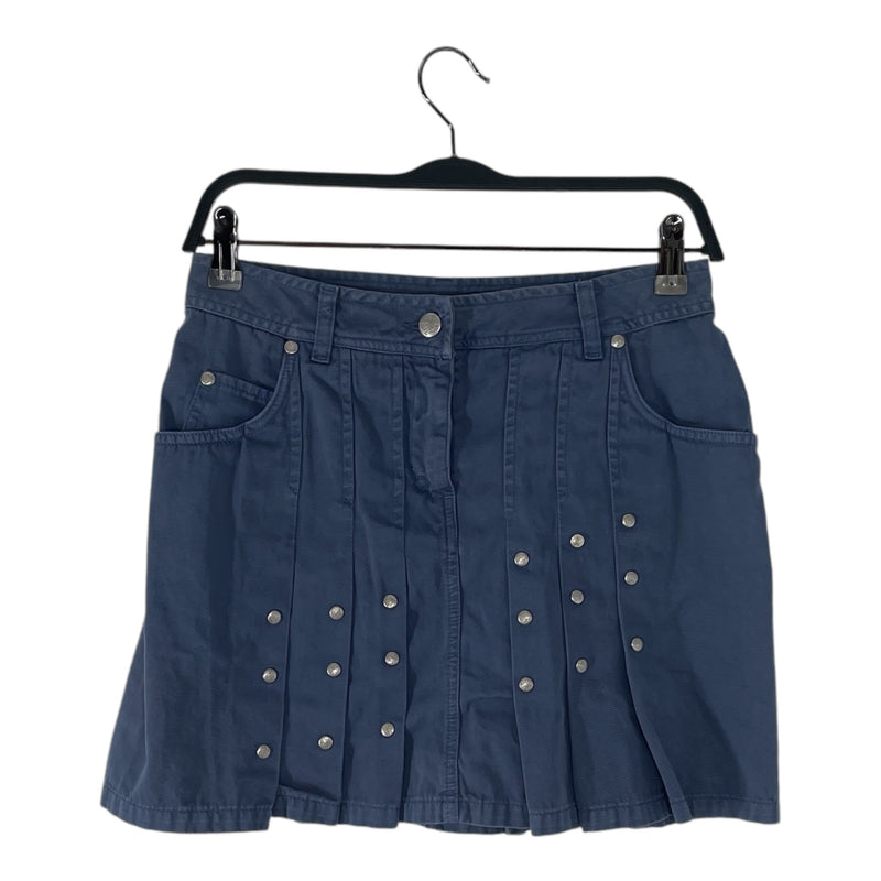 Jean Paul Gaultier/Skirt/6/Cotton/BLU/JPG JEANS / SLV STUDS
