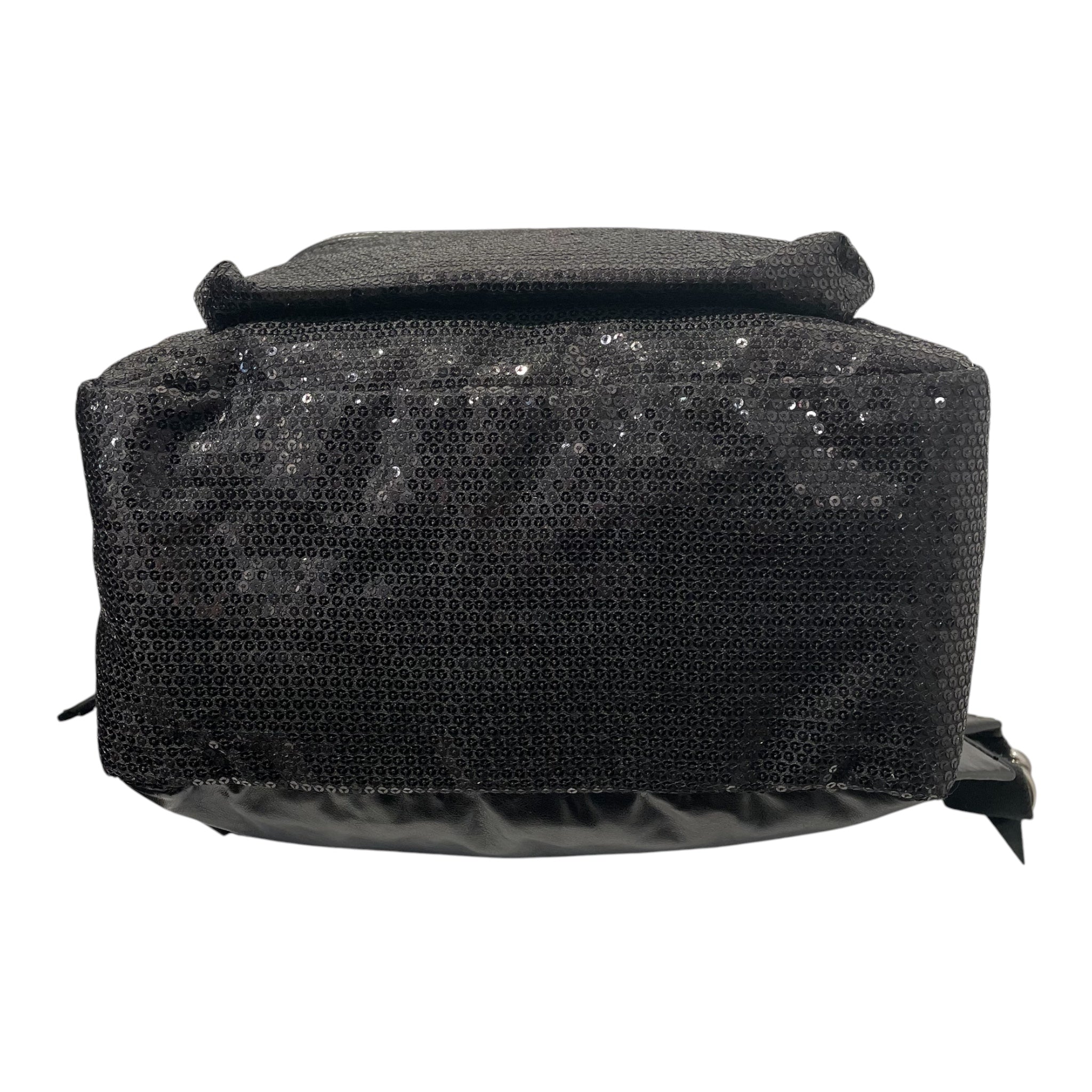 MM6/Backpack/Glitter/BLK/SEQUIN SMALL BACKPACK view 3