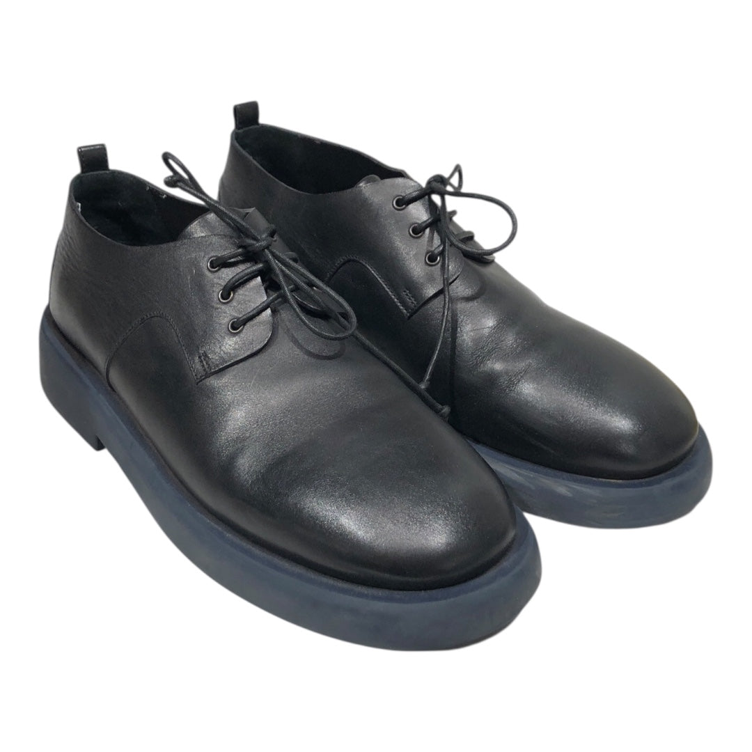 Marsell/Dress Shoes/EU 45/Leather/BLK/U-Tip/NAVY SOLE DERBIES view 1