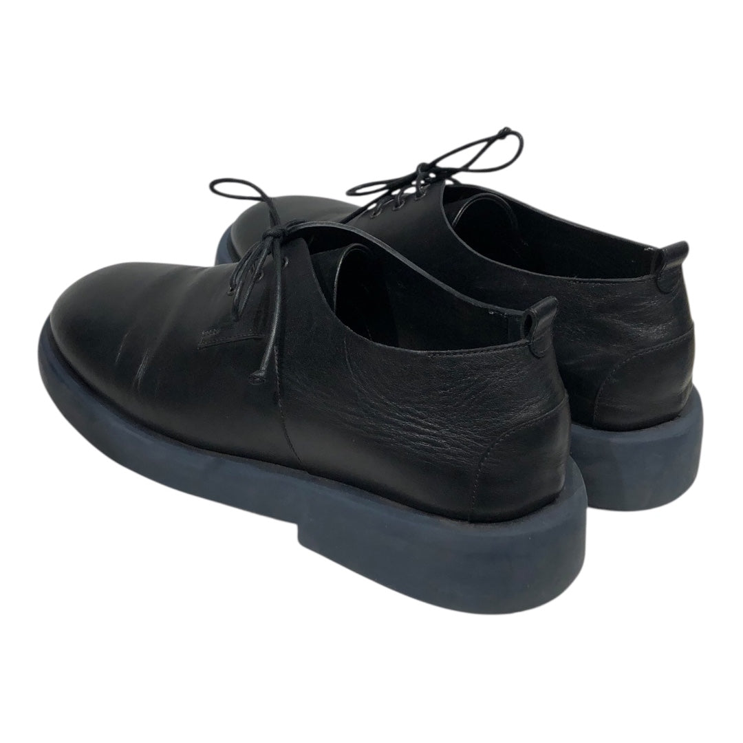 Marsell/Dress Shoes/EU 45/Leather/BLK/U-Tip/NAVY SOLE DERBIES view 2