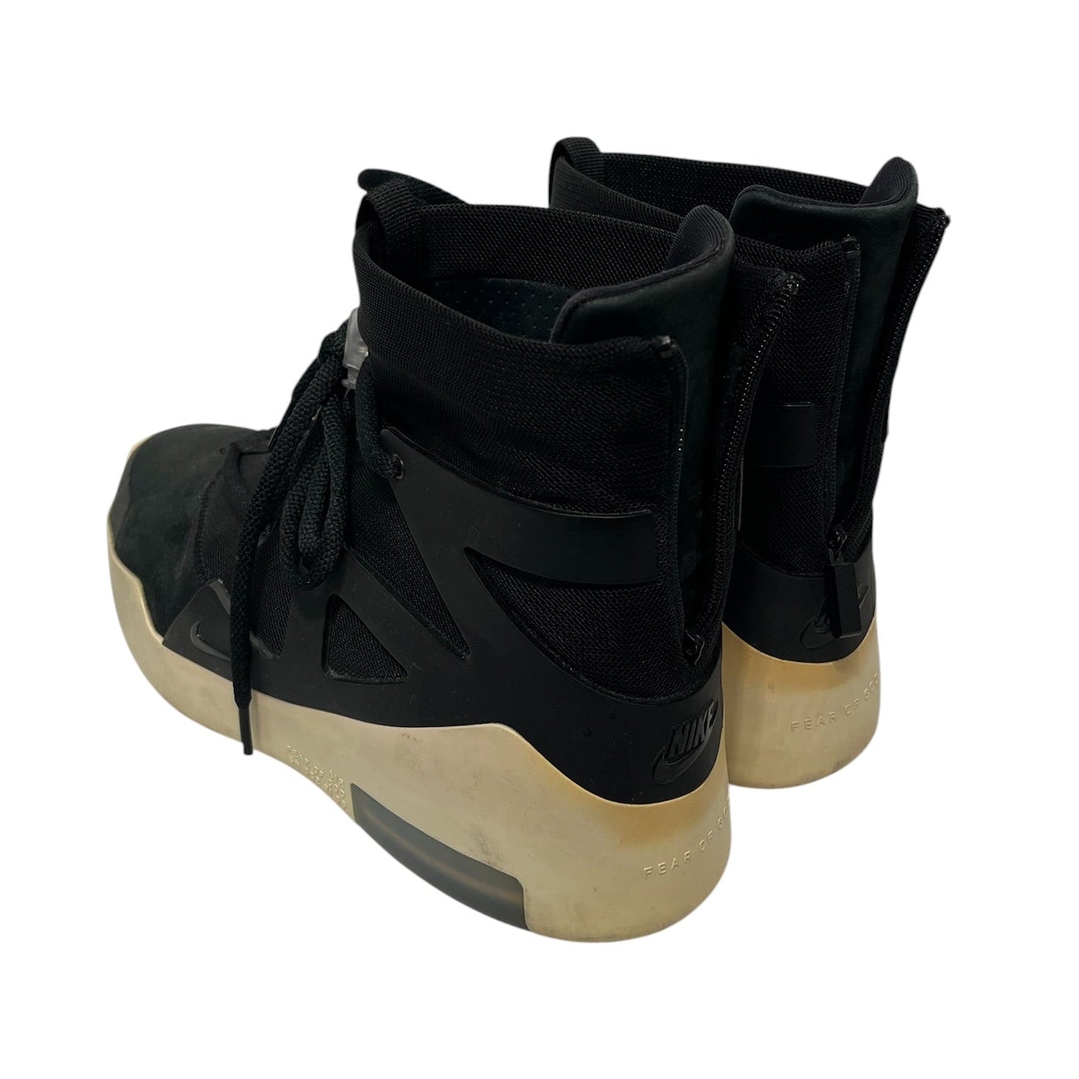NIKE/FEAR OF GOD/Hi-Sneakers/US 9.5/Leather/BLK/Fear of God 1 Black view 2