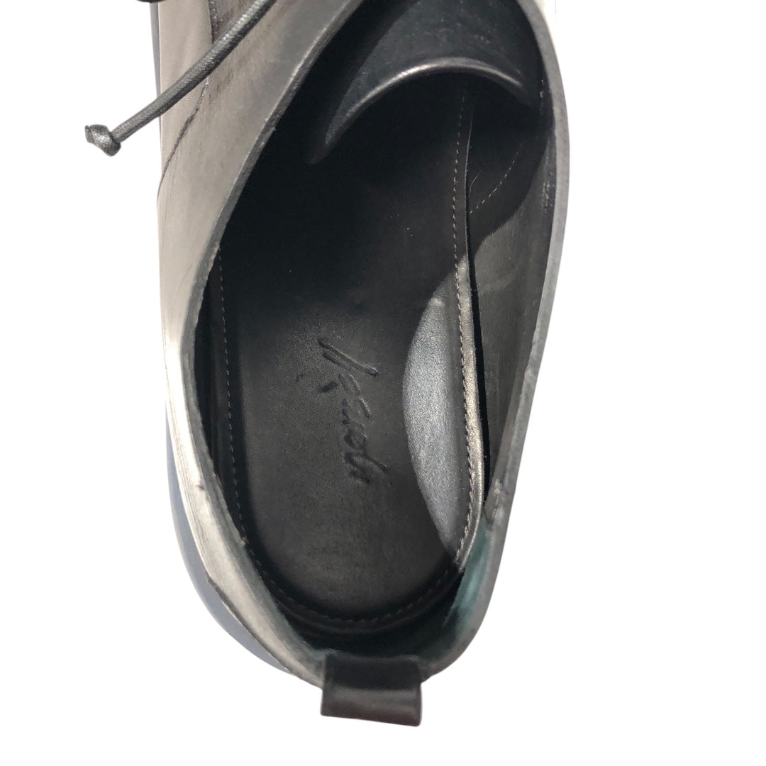 Marsell/Dress Shoes/EU 45/Leather/BLK/U-Tip/NAVY SOLE DERBIES view 3