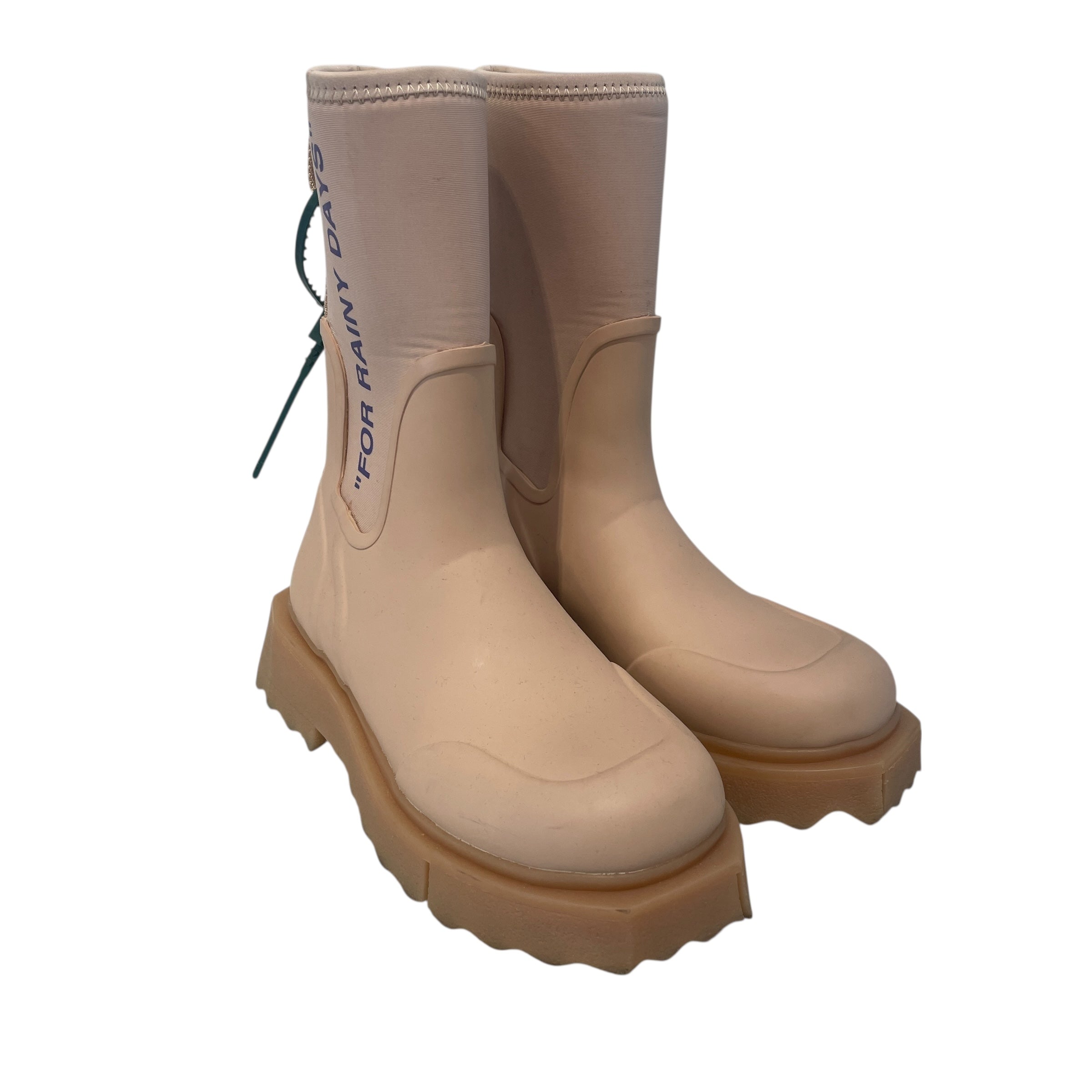 OFF-WHITE/Rain Boots/EU 36/CRM/"for rainy days" view 1