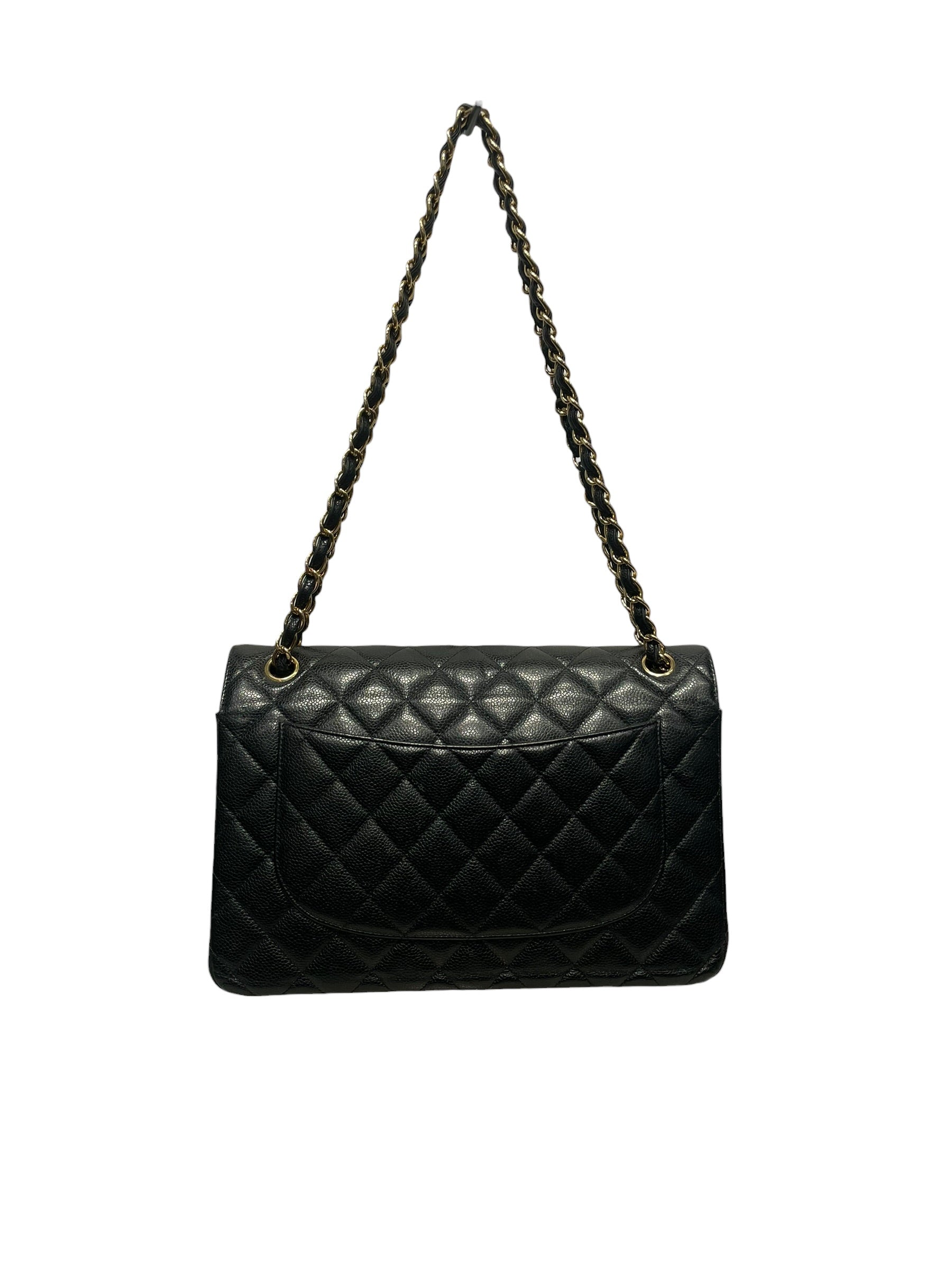 CHANEL/Bag/Leather/BLK/CAVIAR TIMELESS DOUBLE FLAP view 2