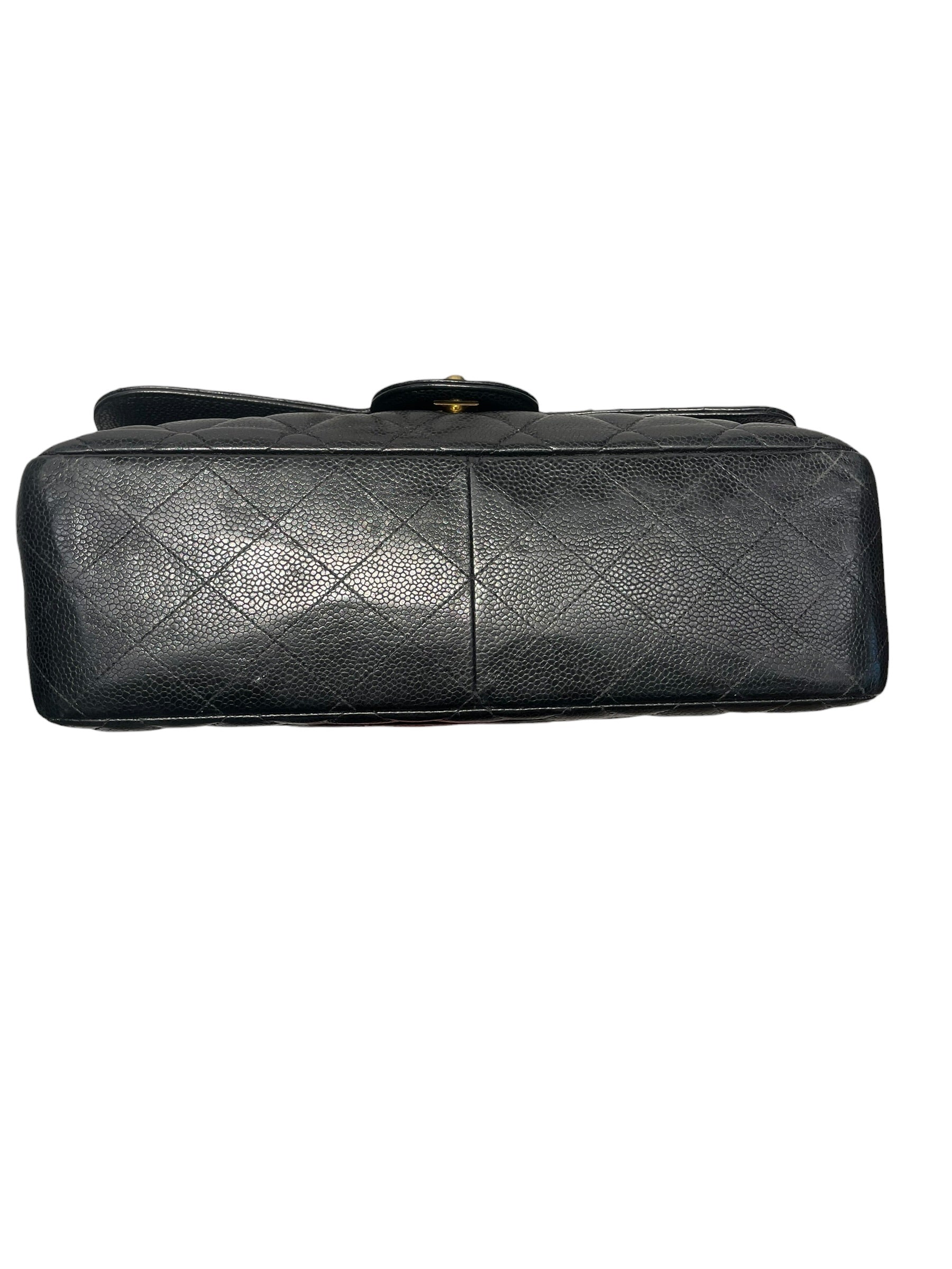 CHANEL/Bag/Leather/BLK/CAVIAR TIMELESS DOUBLE FLAP view 3