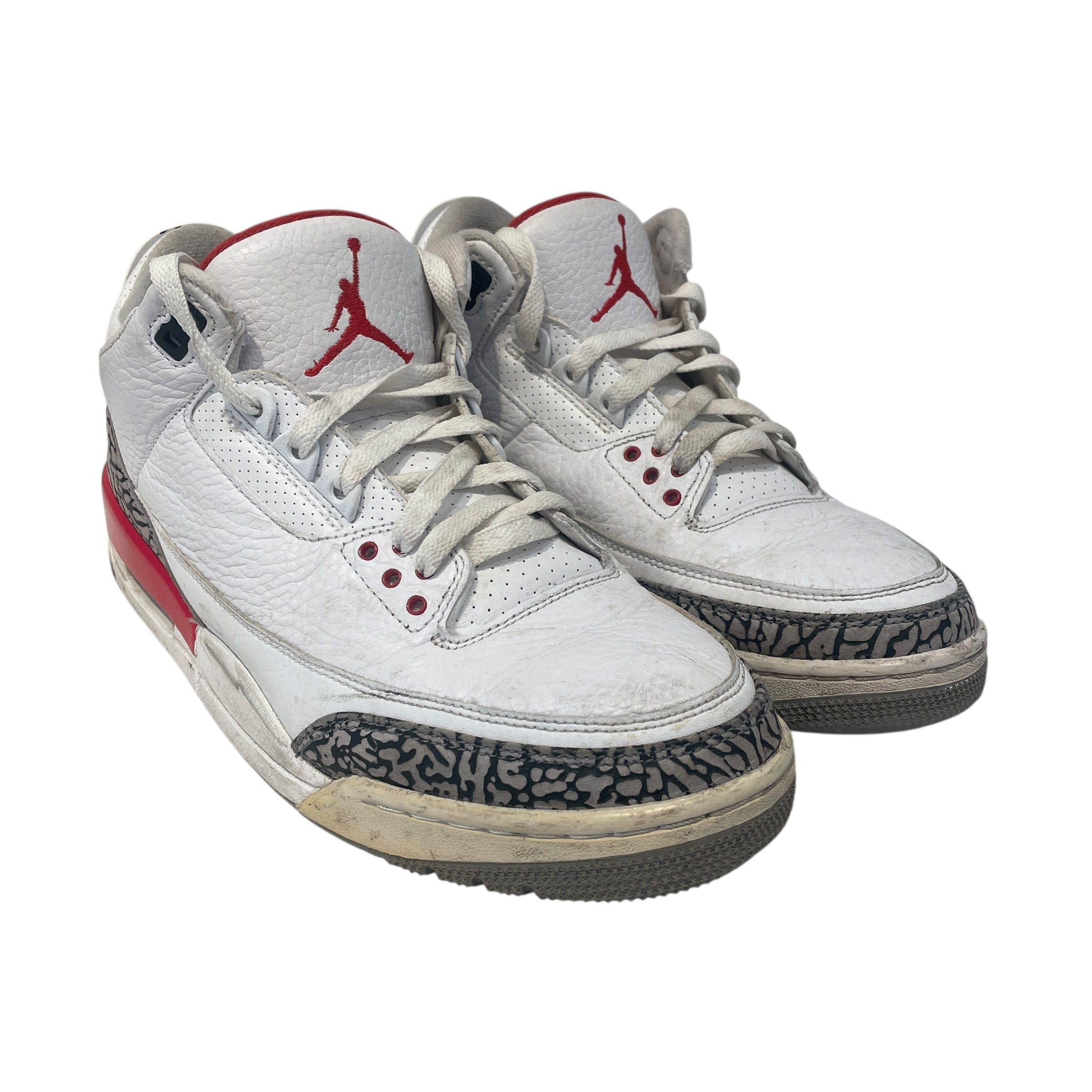 NIKE/AIR JORDAN 3 RETRO/Hi-Sneakers/US 10/WHT/136064-116 view 1