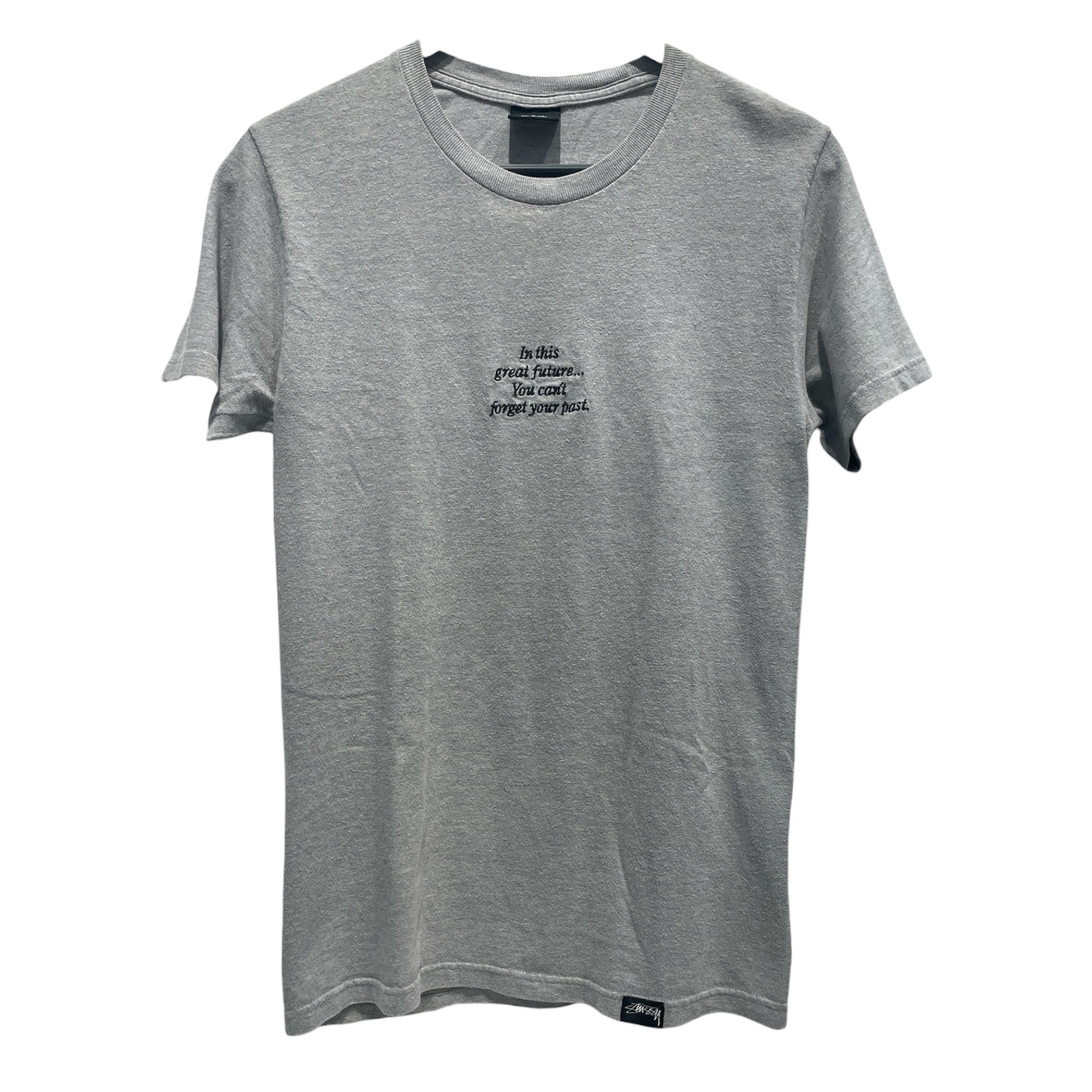 STUSSY/T-Shirt/S/Cotton/GRY/IN THIS FUTURE view 1