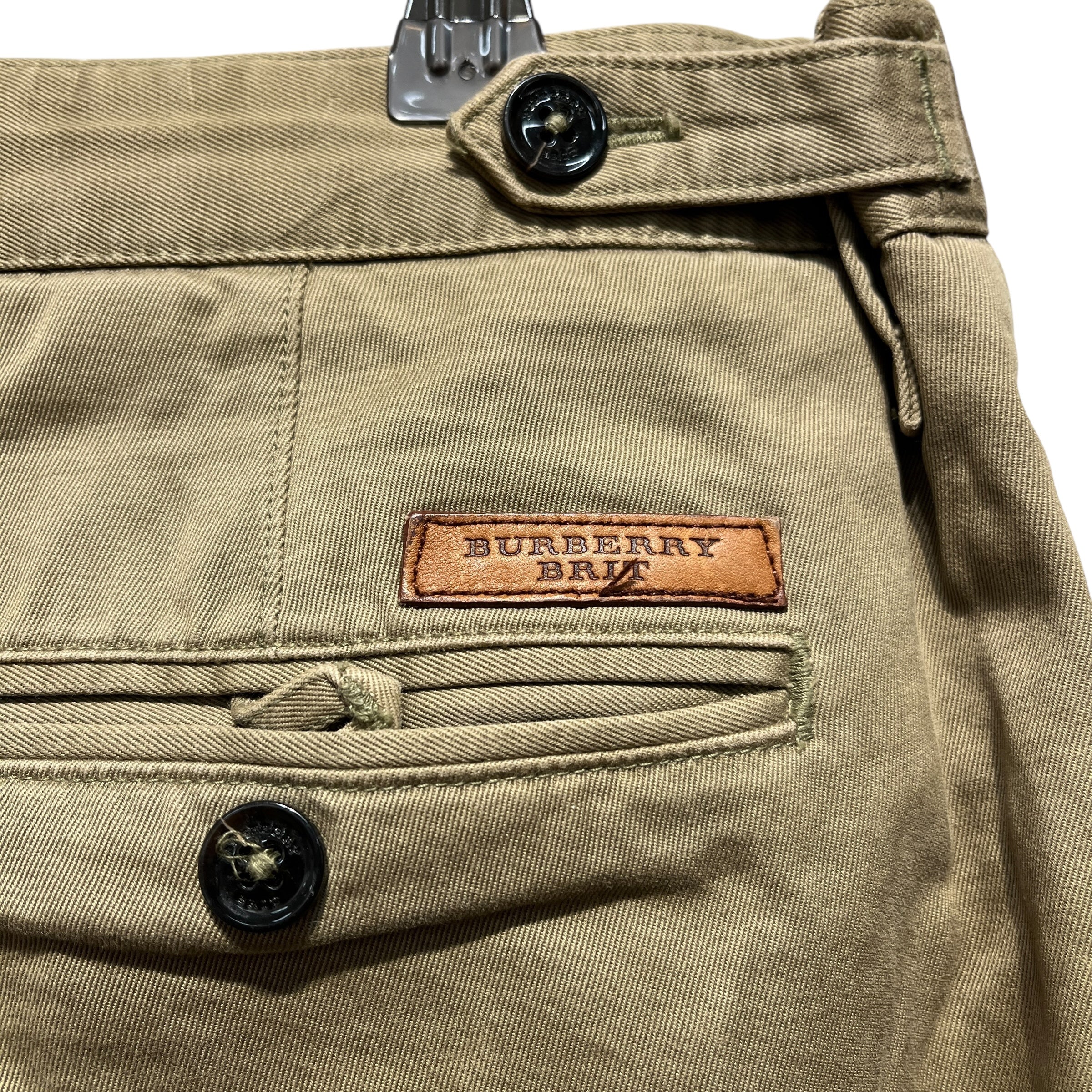 BURBERRY BRIT/Slacks/34/Cotton/KHK/ view 3