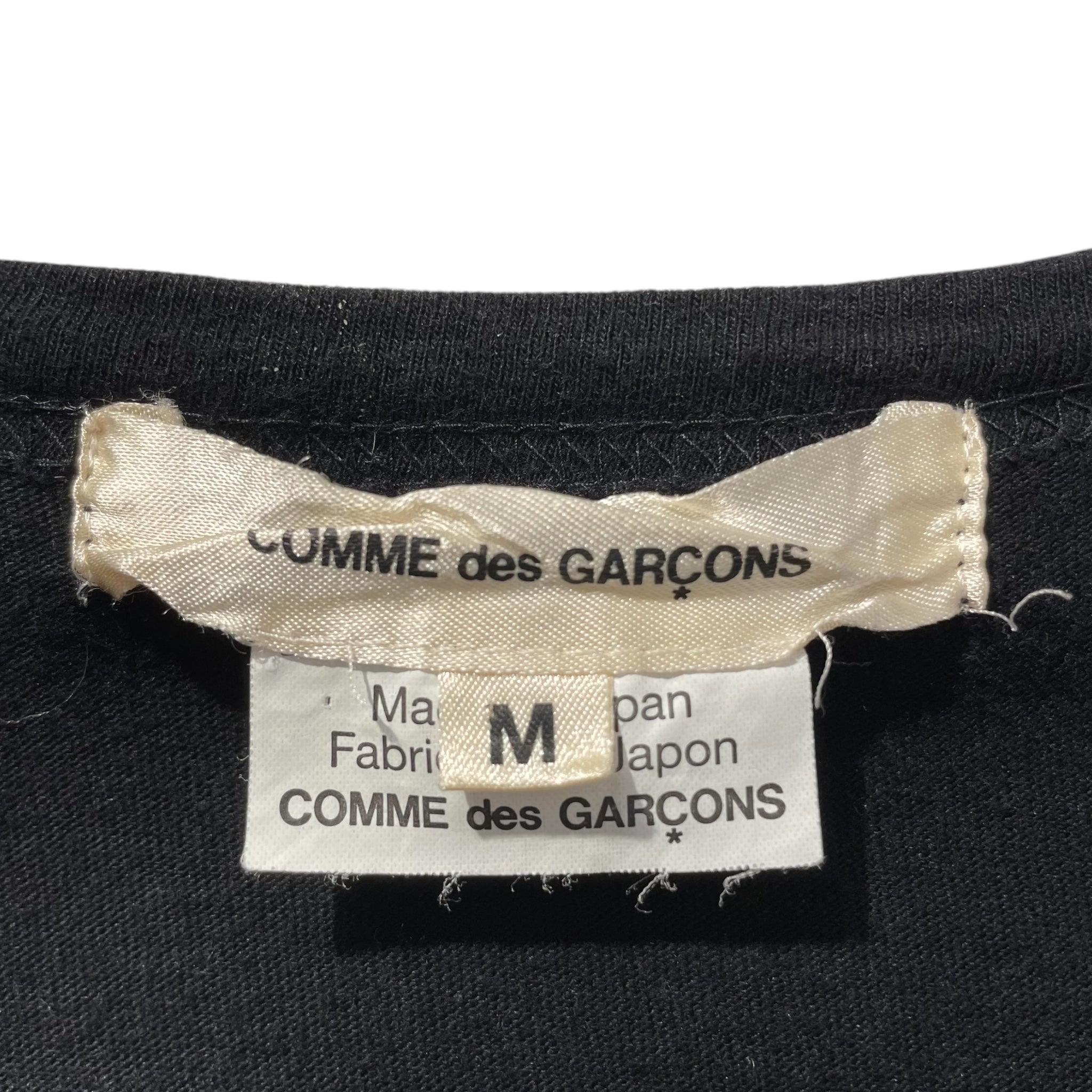 COMME des GARCONS/LS T-Shirt/M/Cotton/BLK/RUFFLE view 3