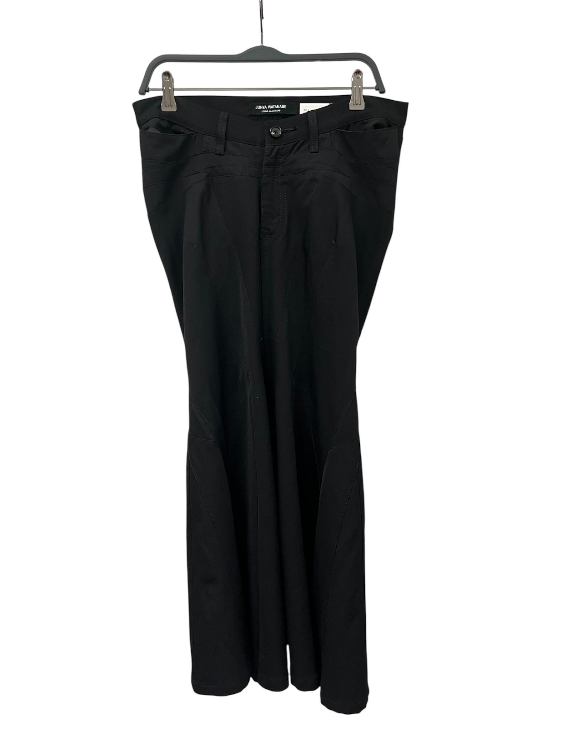 JUNYA WATANABE COMME des GARCONS/Long Skirt/M/Wool/BLK/Maxi Length/MERMAID WOOL LONG SKIRT view 1