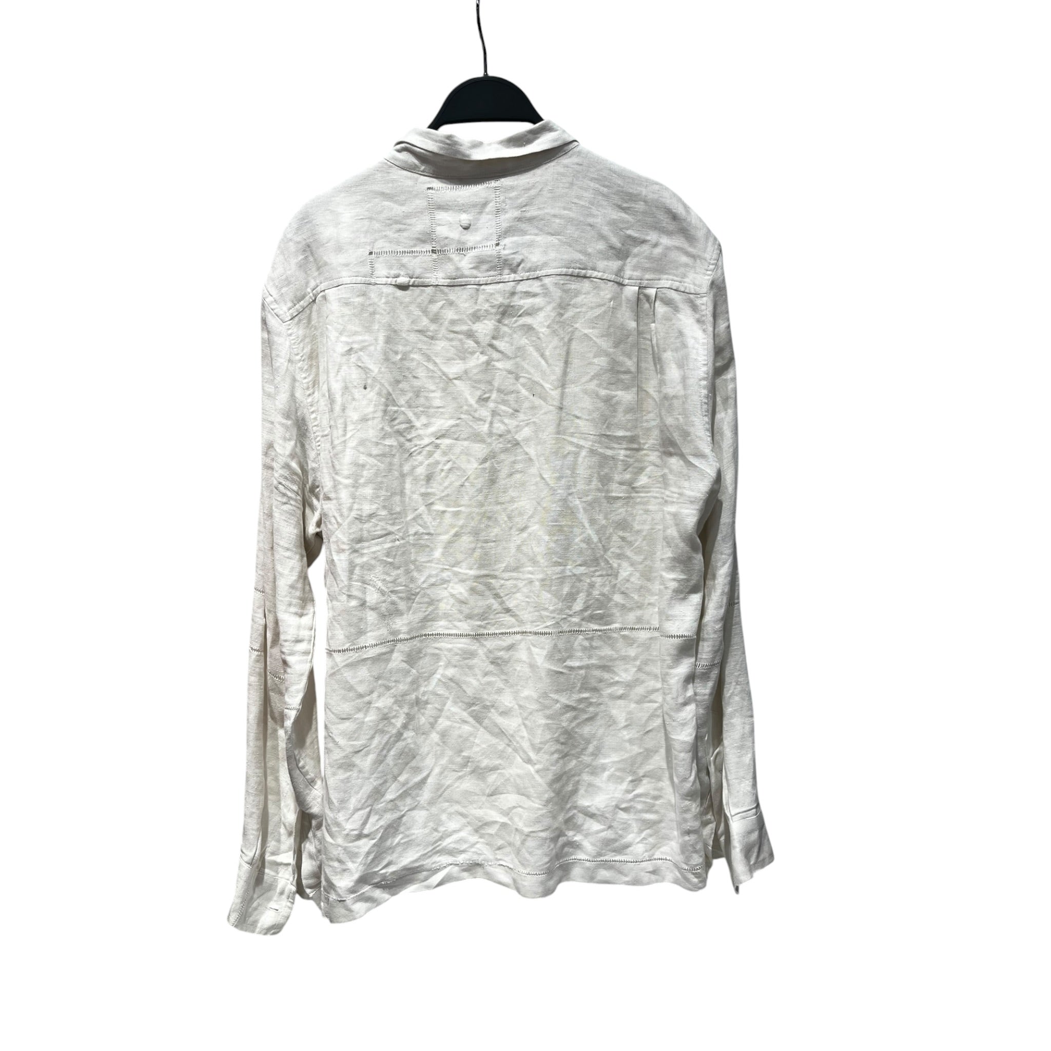 BODE/LS Shirt/L/Cotton/CRM/Linen view 2