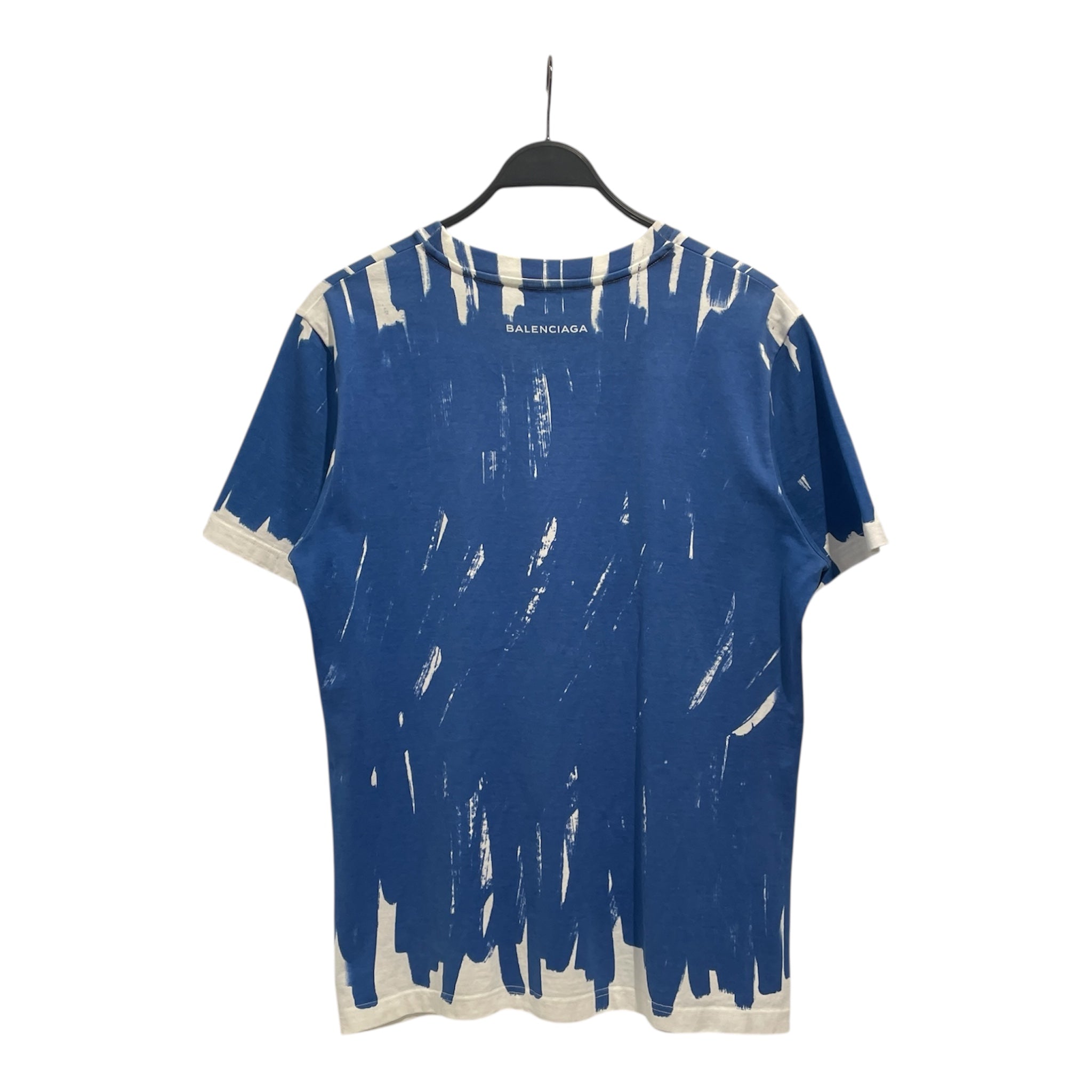 BALENCIAGA/T-Shirt/L/Cotton/BLU/ view 2