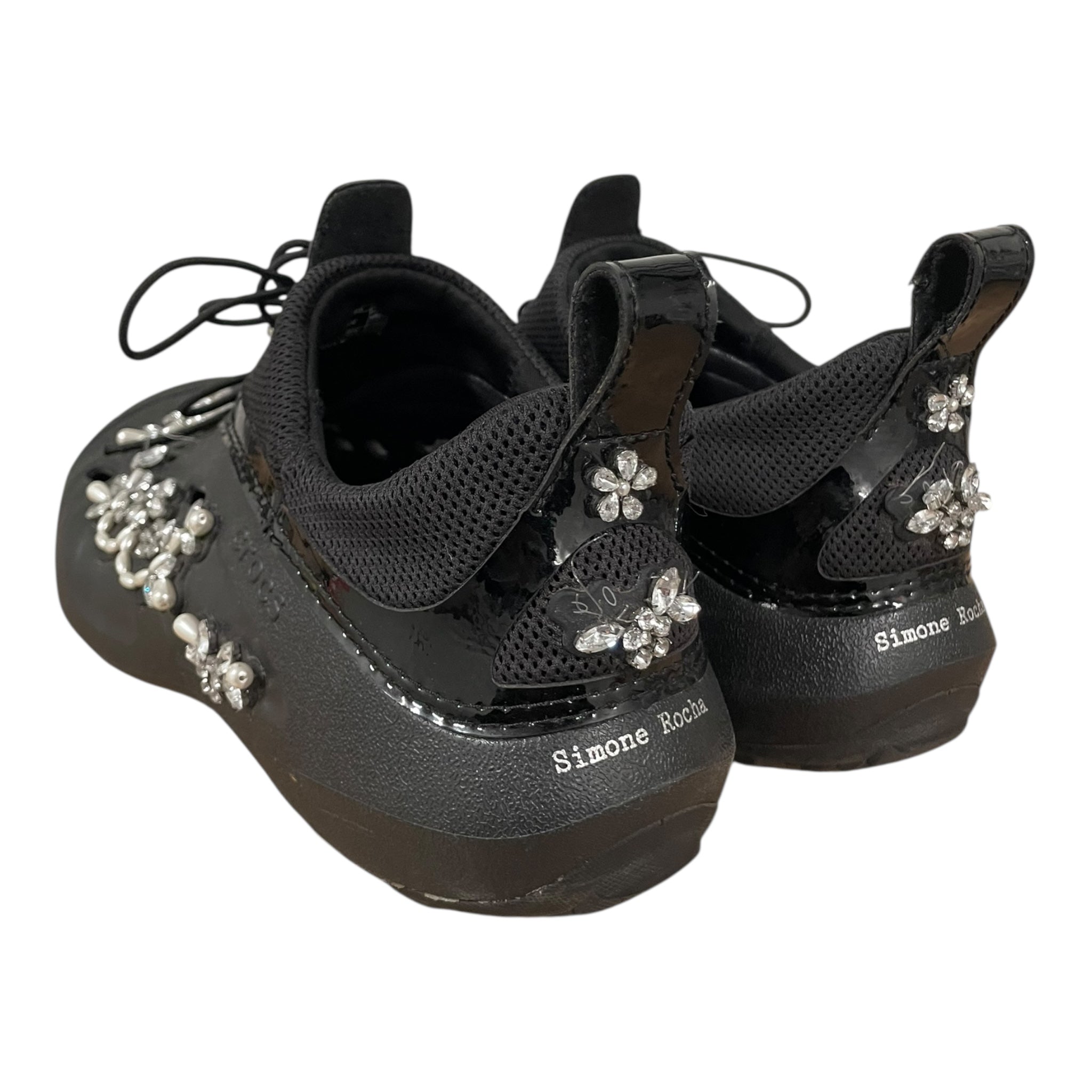 crocs/SIMONE ROCHA/Sandals/US 10/Polyester/BLK/JEWELS view 2