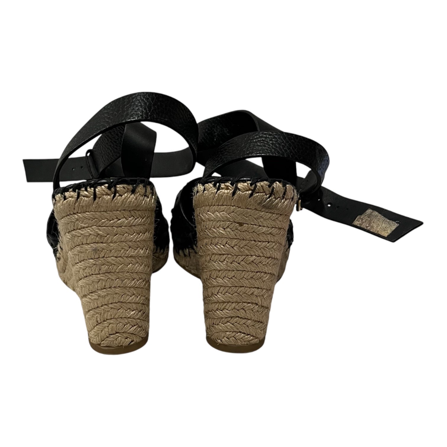 VALENTINO/Heels/EU 37/BLK/wedge sandal heel view 3