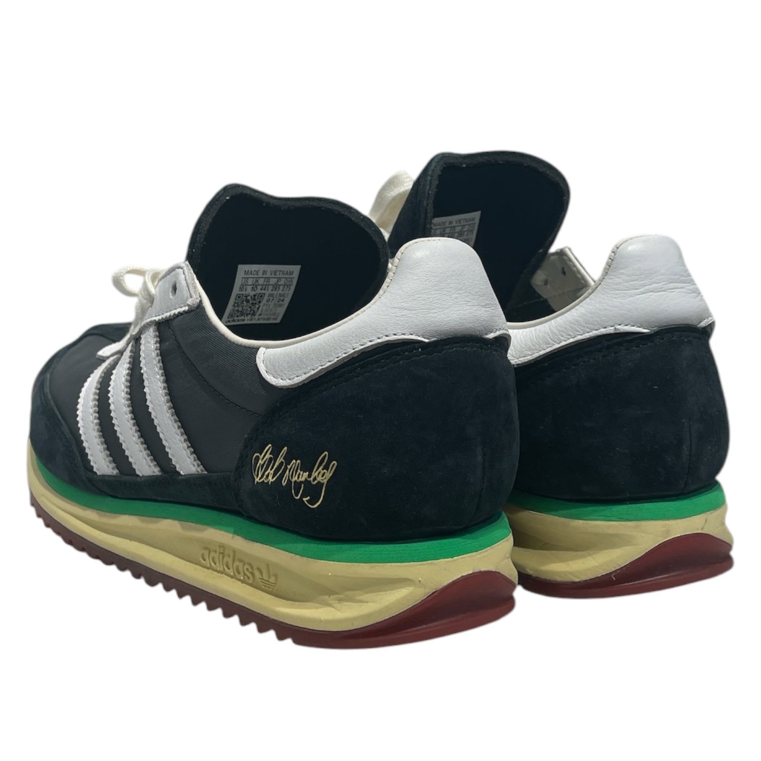 adidas/Low-Sneakers/US 10.5/Leather/NVY/BOB MARLEY SL 72 RS view 2