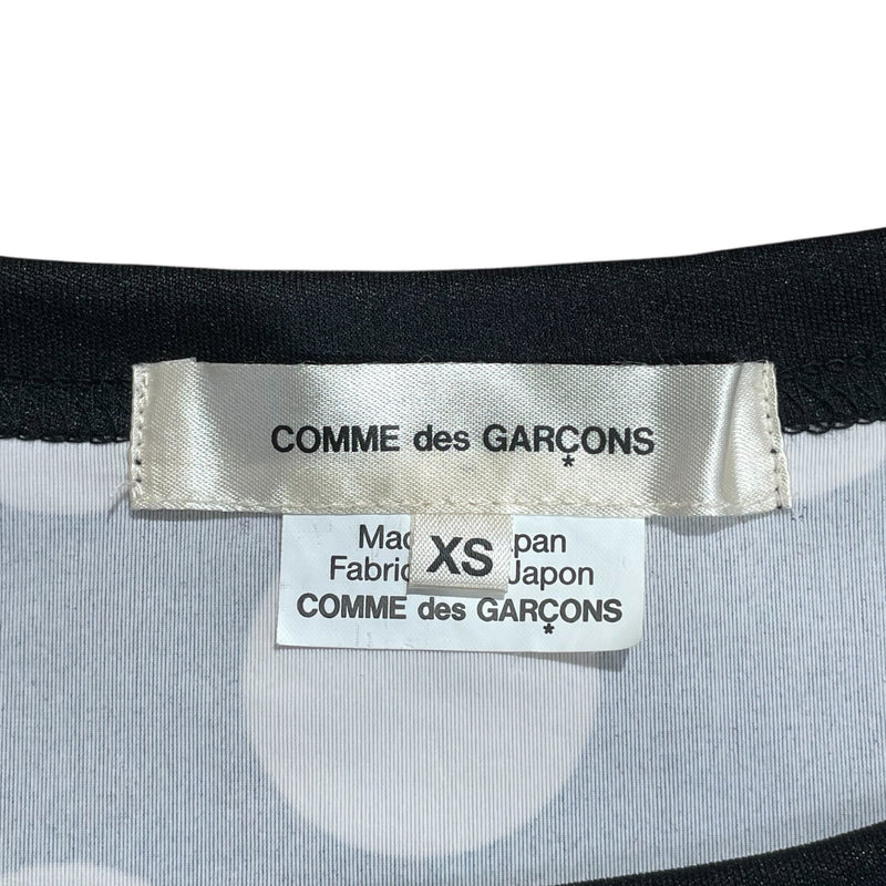 COMME des GARCONS/LS Cut & Sew/XS/Black/Polyester/Polka Dot/GH-T019