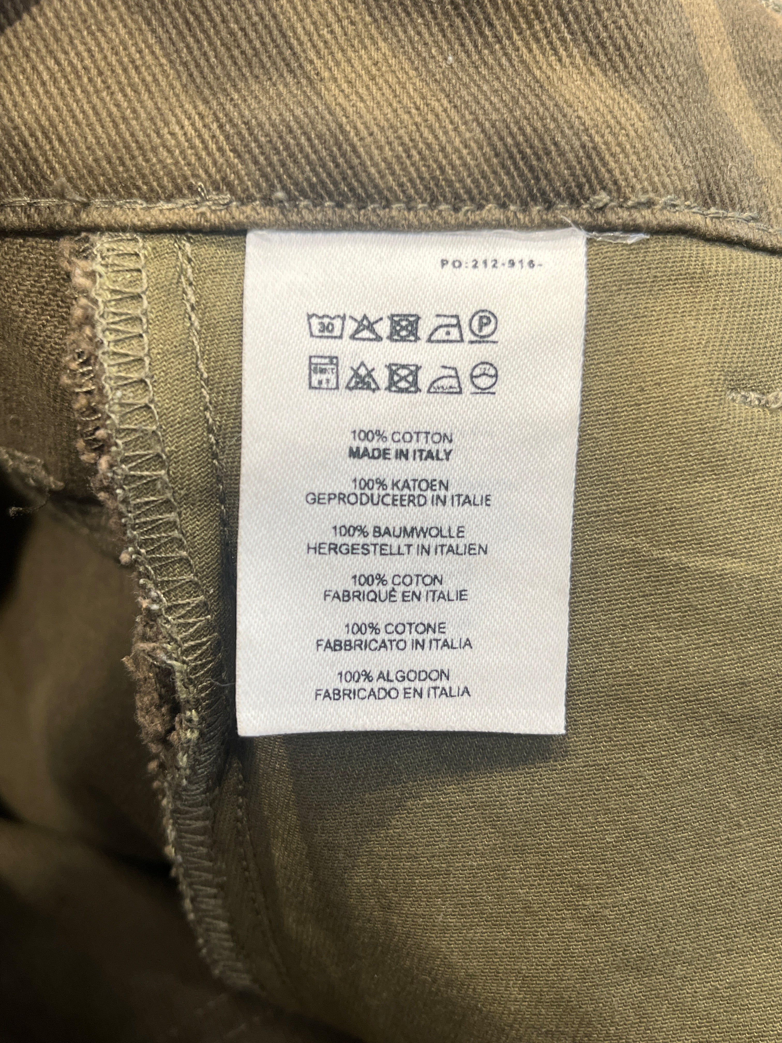 DRIES VAN NOTEN/Straight Pants/32/Cotton/CML/Stripe/Pip Stripe Jeans view 4