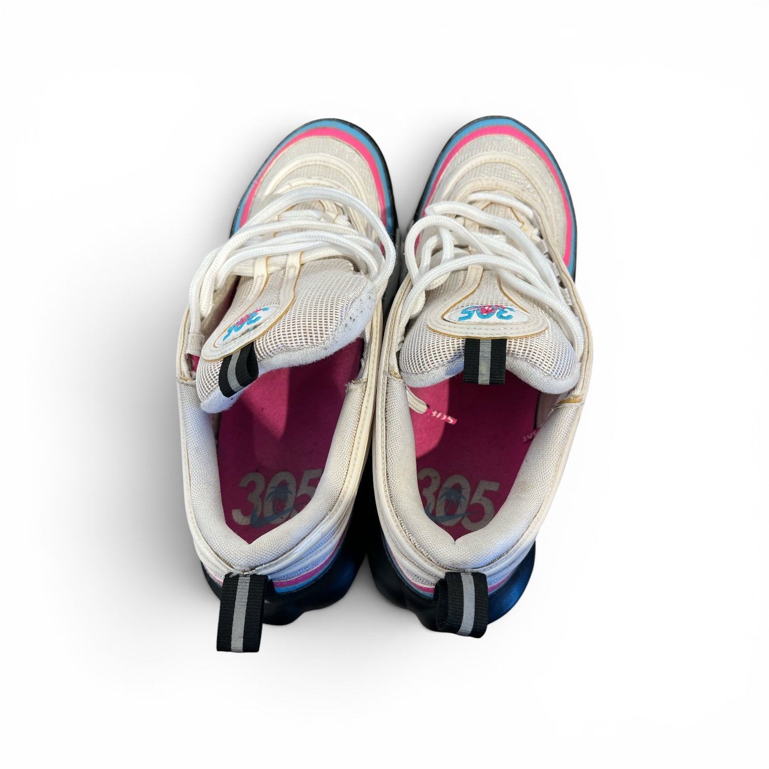 NIKE/Low-Sneakers/US 8/Stripe/Cotton/MLT/AIR MAX 97 MIAMI SOUTH BEACH view 3