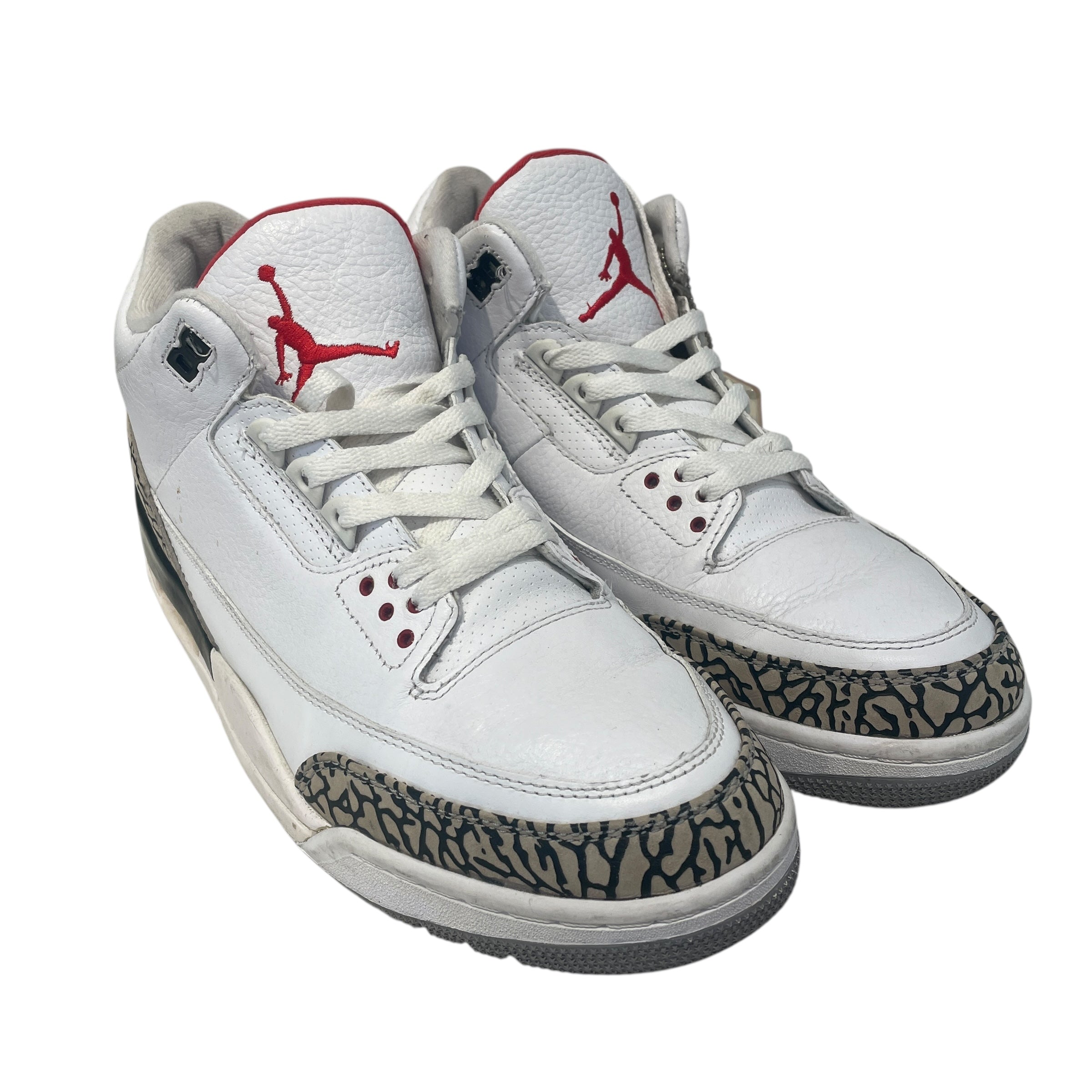 NIKE/Hi-Sneakers/US 12/Leather/WHT/Jordan 3 Cement 88 view 1