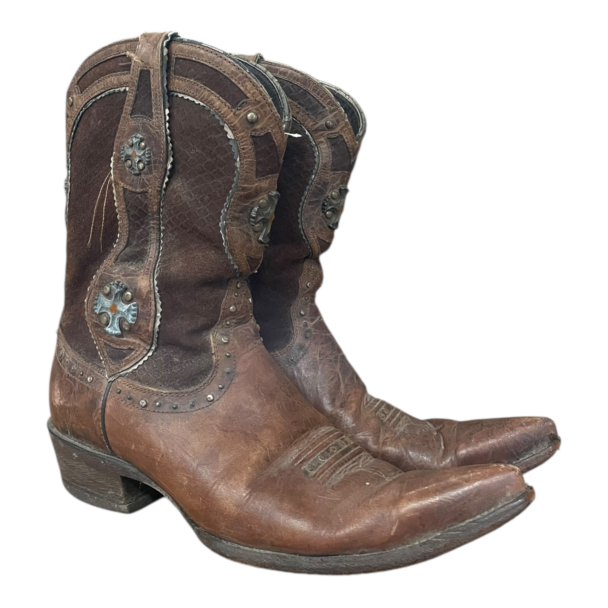 ARIAT/Western Boots/US 11/Leather/BRW/ view 1