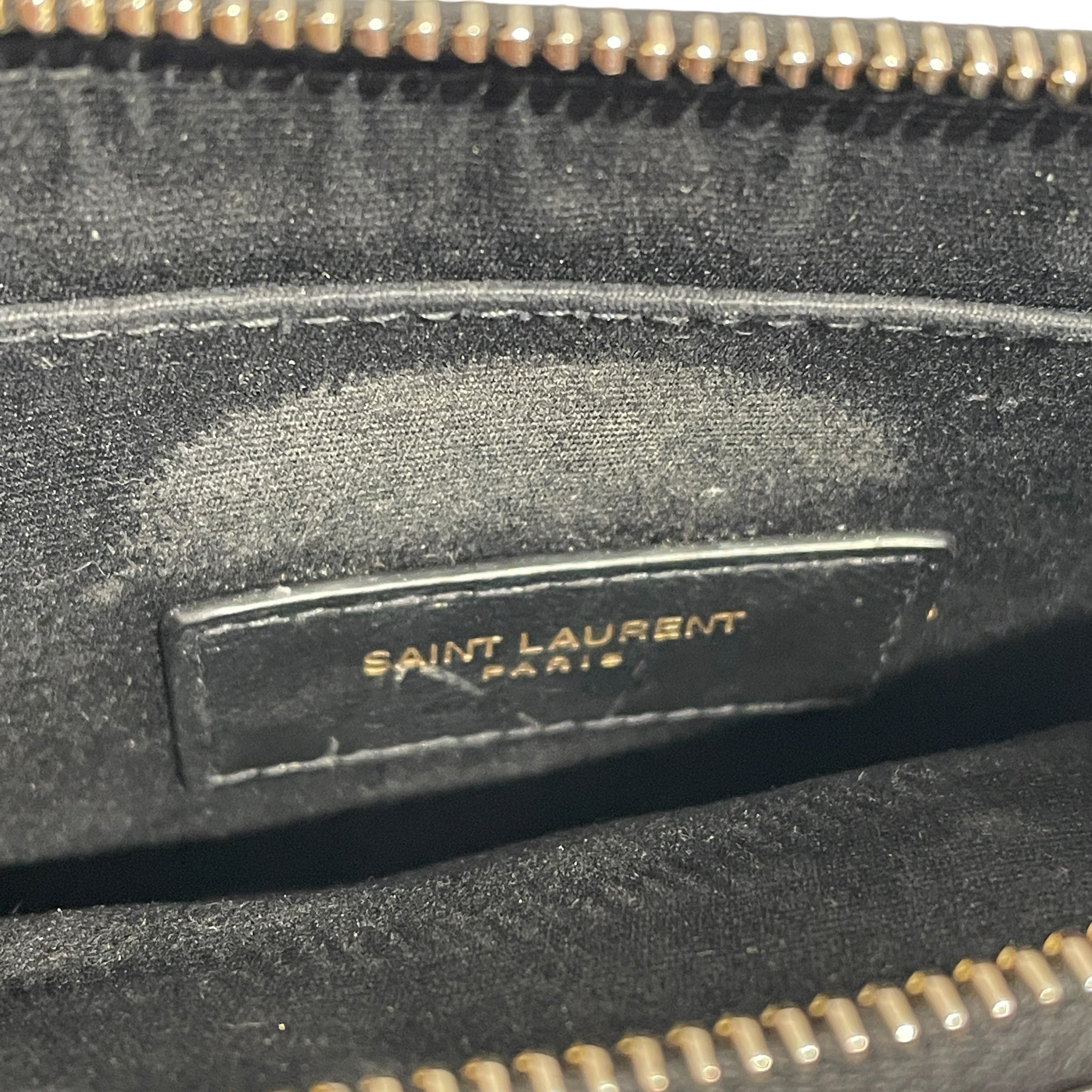 YVES SAINT LAURENT/Clutch Bag/Leather/BLK/GBL6363130234 view 3