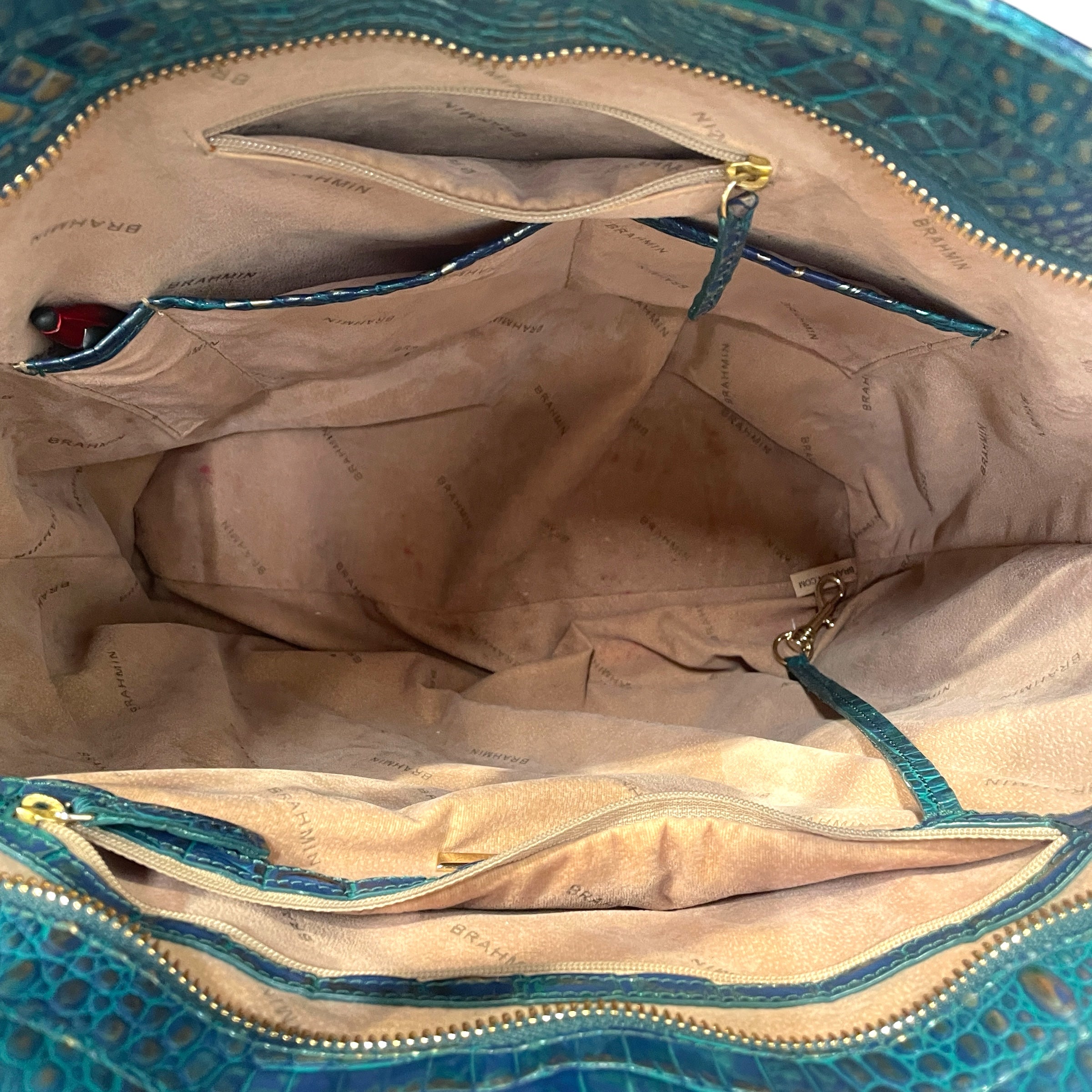 Brahmin/Tote Bag/Animal Pattern/BLU/ view 4