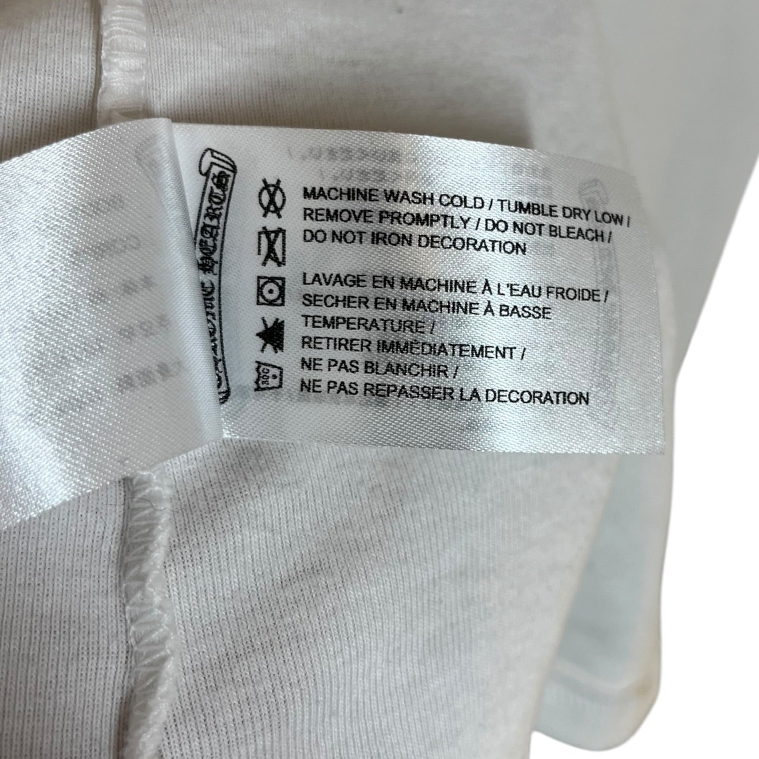 CHROME HEARTS/T-Shirt/L/Cotton/WHT/DEADLY DOLL view 5