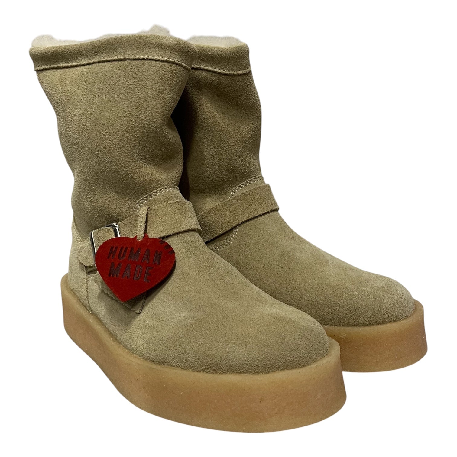 HUMAN MADE/Clarks/Boots/US 7/Suede/CRM/ view 1