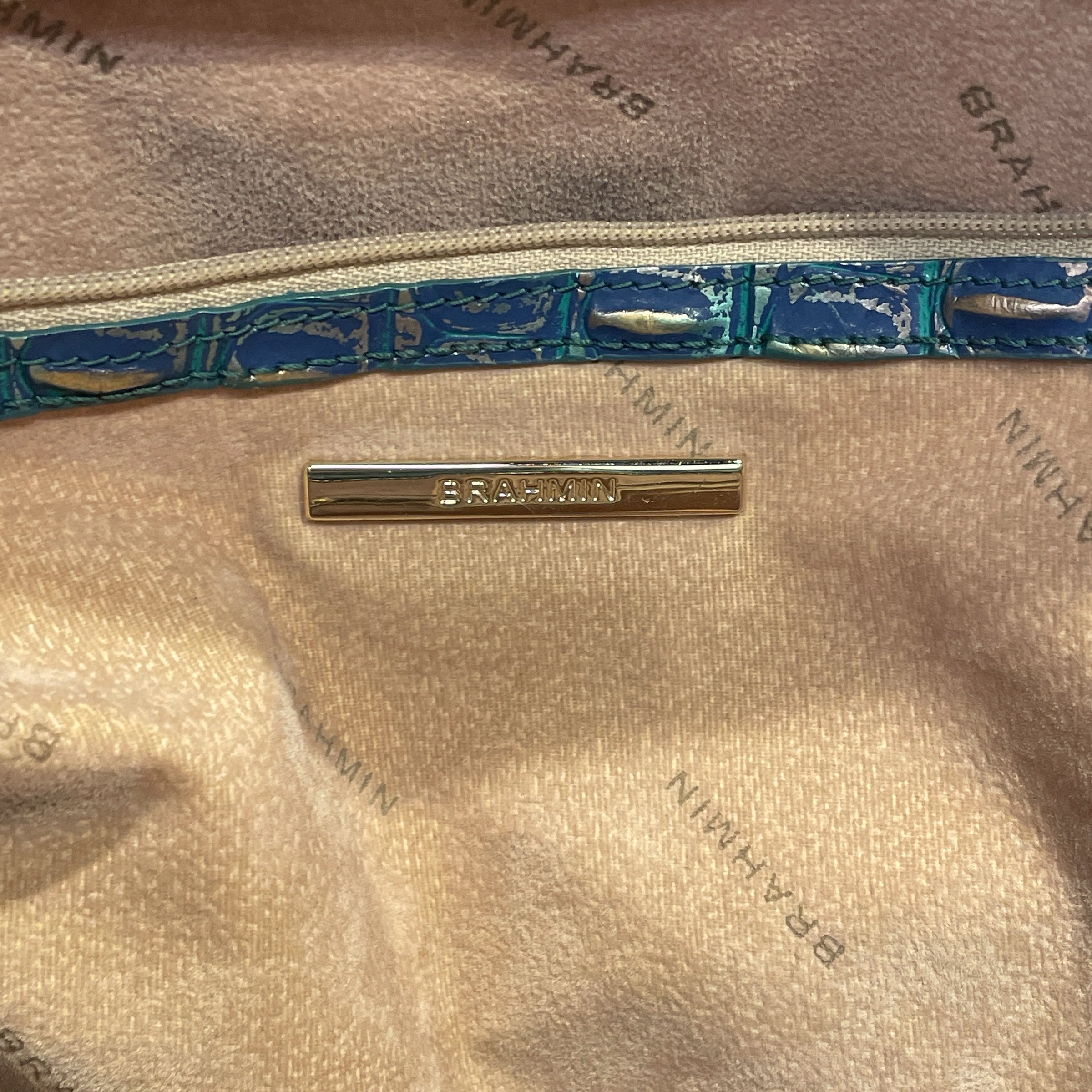 Brahmin/Tote Bag/Animal Pattern/BLU/ view 3