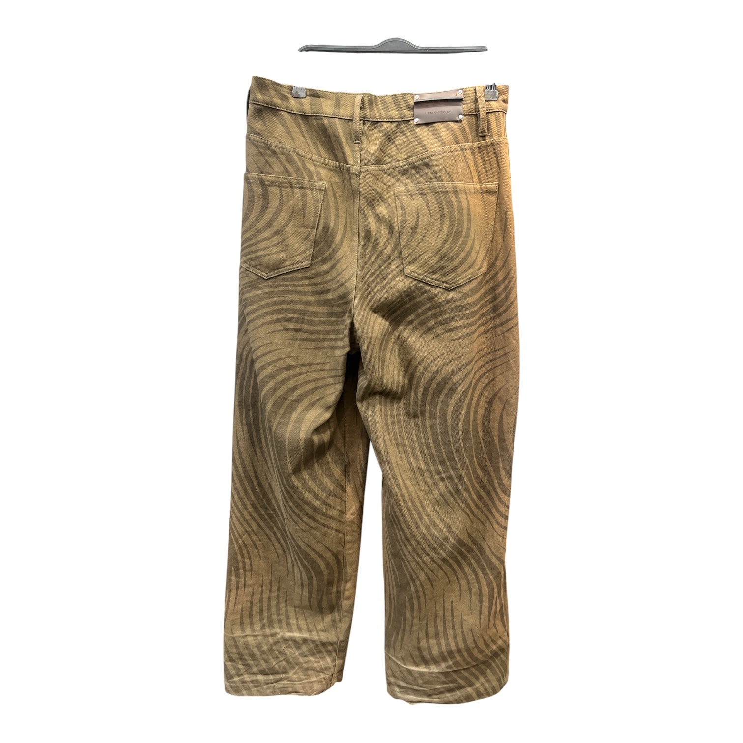 DRIES VAN NOTEN/Straight Pants/32/Cotton/CML/Stripe/Pip Stripe Jeans view 2