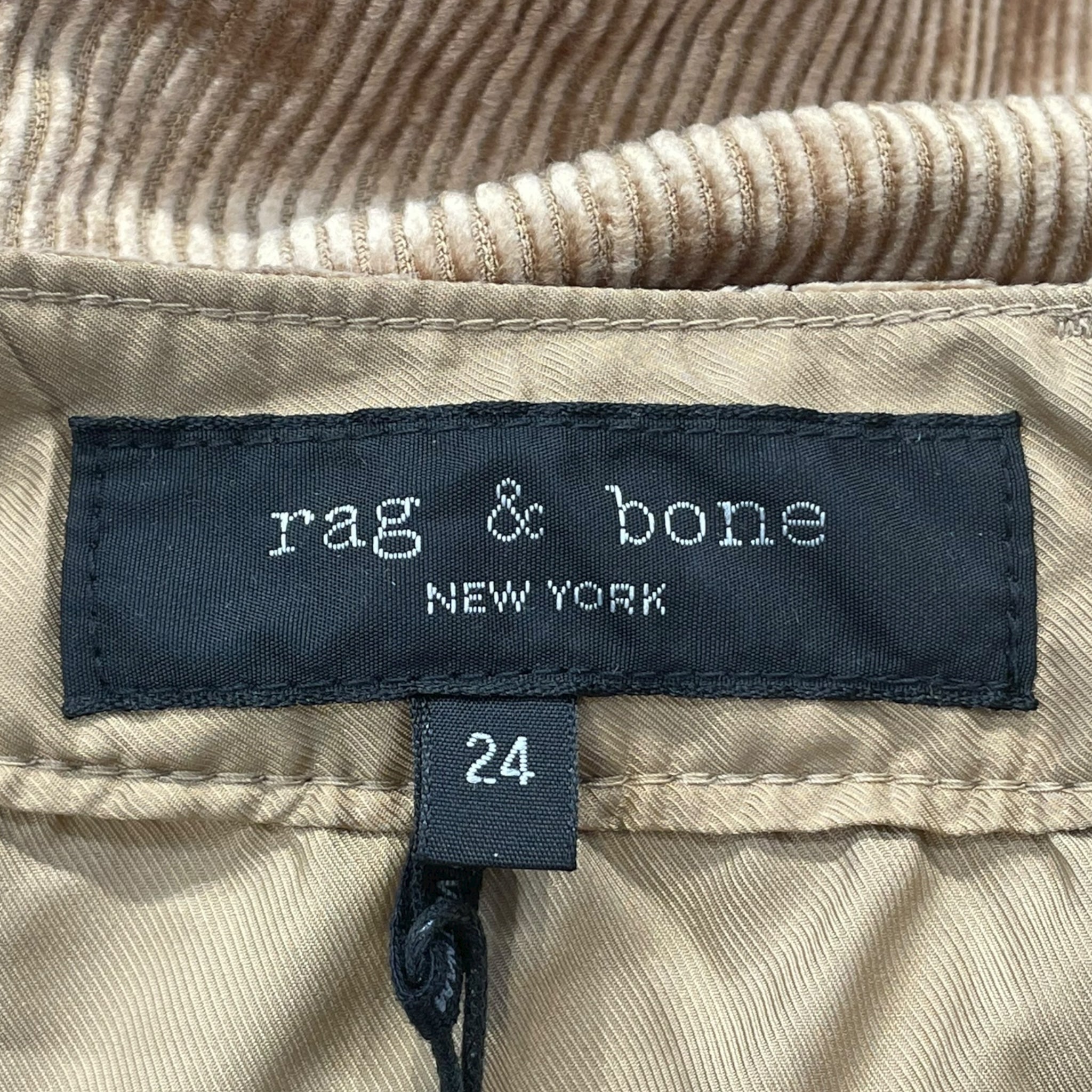 rag & bone/Straight Pants/24/Corduroy/BEG/ellie straight gold cord view 3