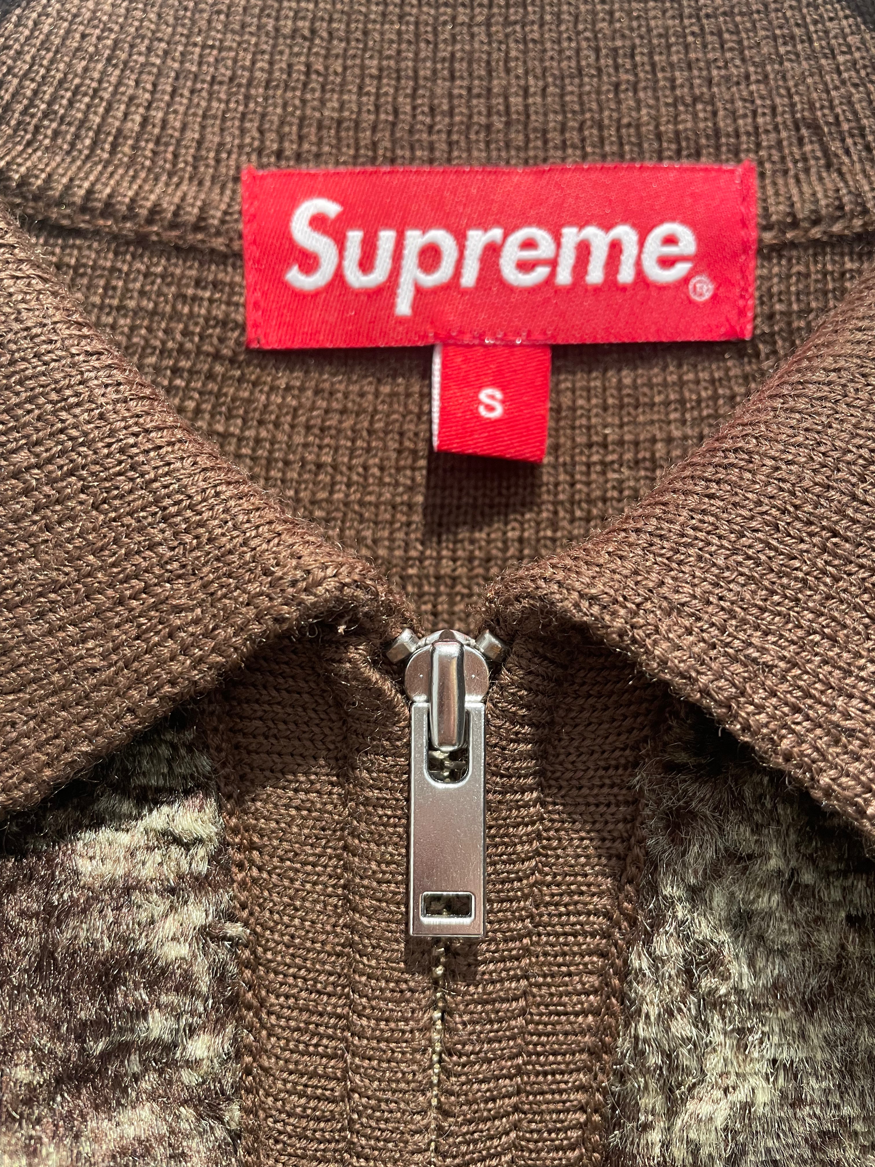 Supreme/Cardigan/S/Wool/BRW/FW22 Faux Fur Zip Up view 3