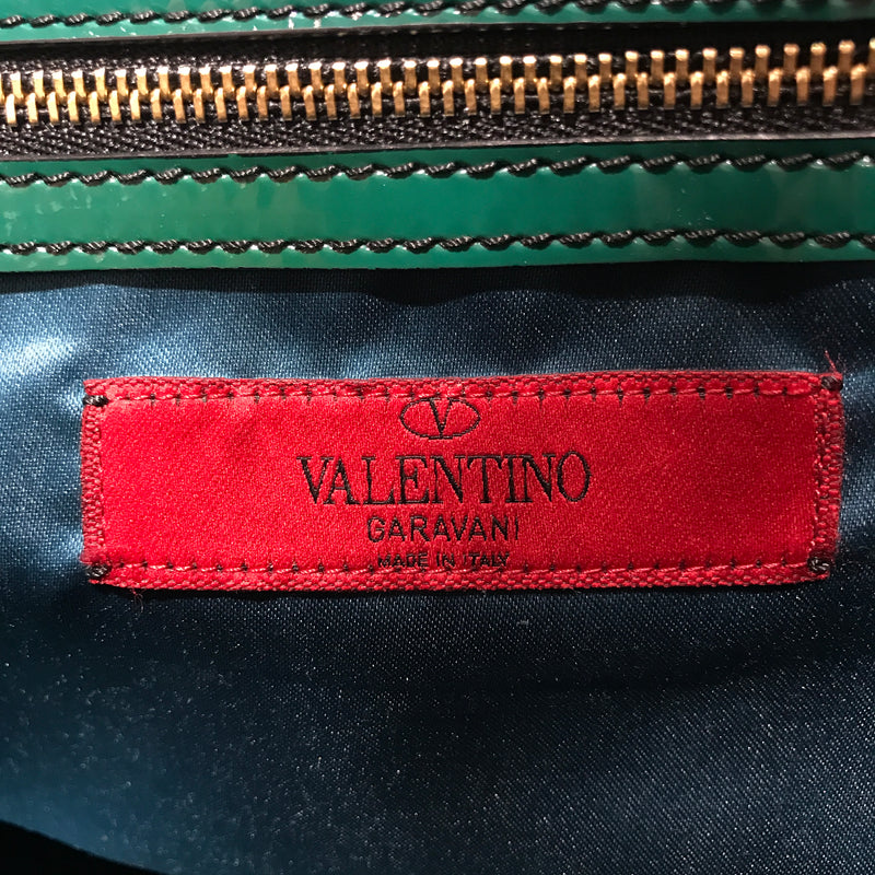 VALENTINO GARAVANI/Tote Bag/OS/Floral Pattern/BLU/ROSETTE