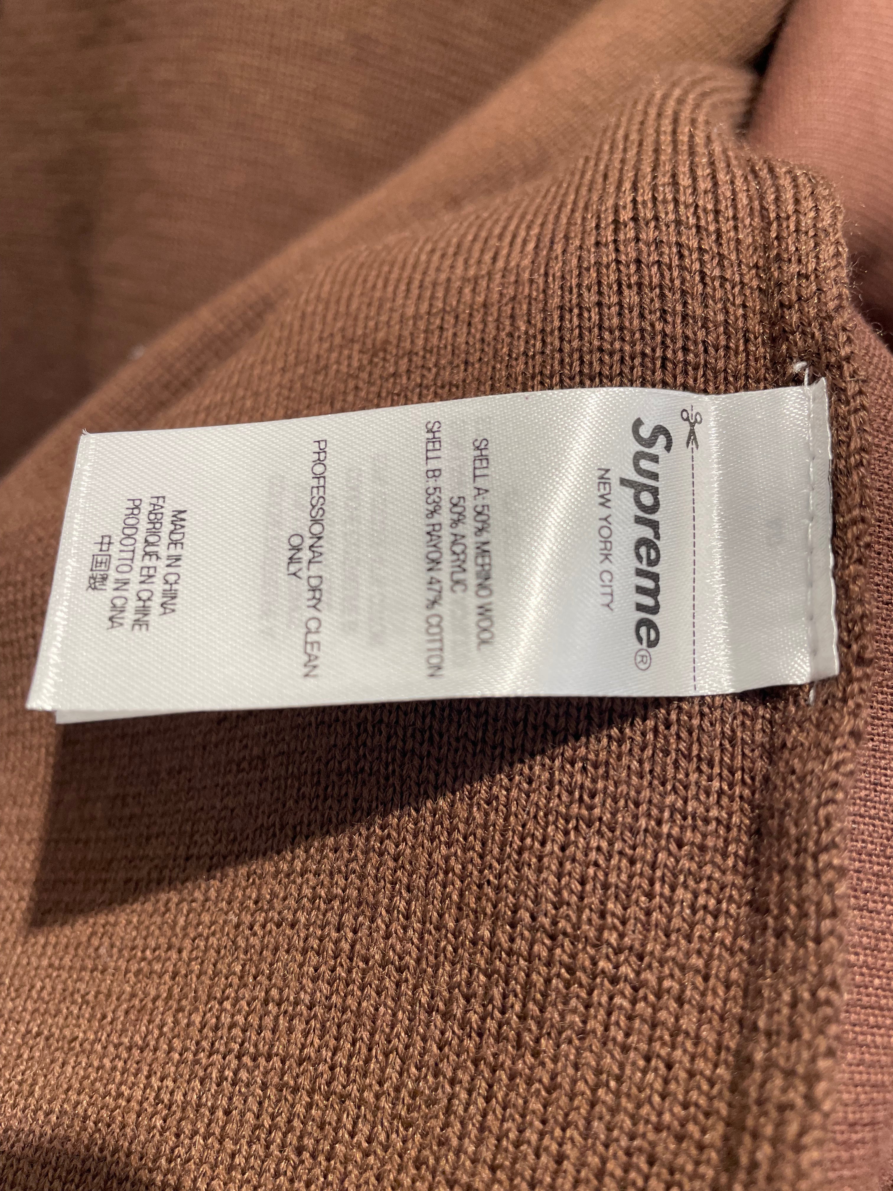 Supreme/Cardigan/S/Wool/BRW/FW22 Faux Fur Zip Up view 5