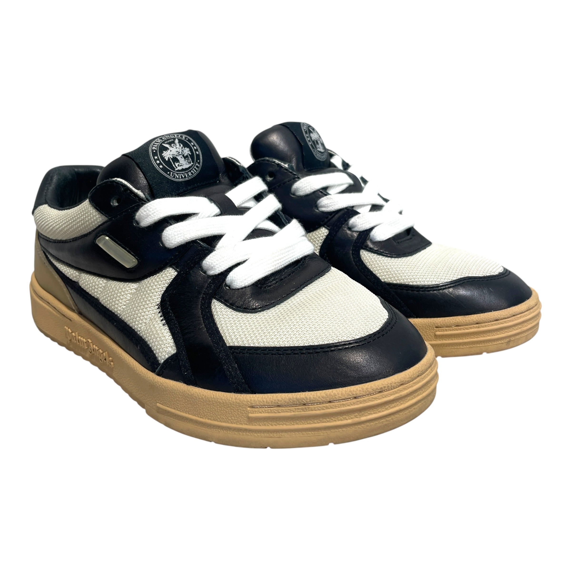 Palm Angels/Low-Sneakers/EU 41/Leather/BLK/University Tan Low-Top view 1