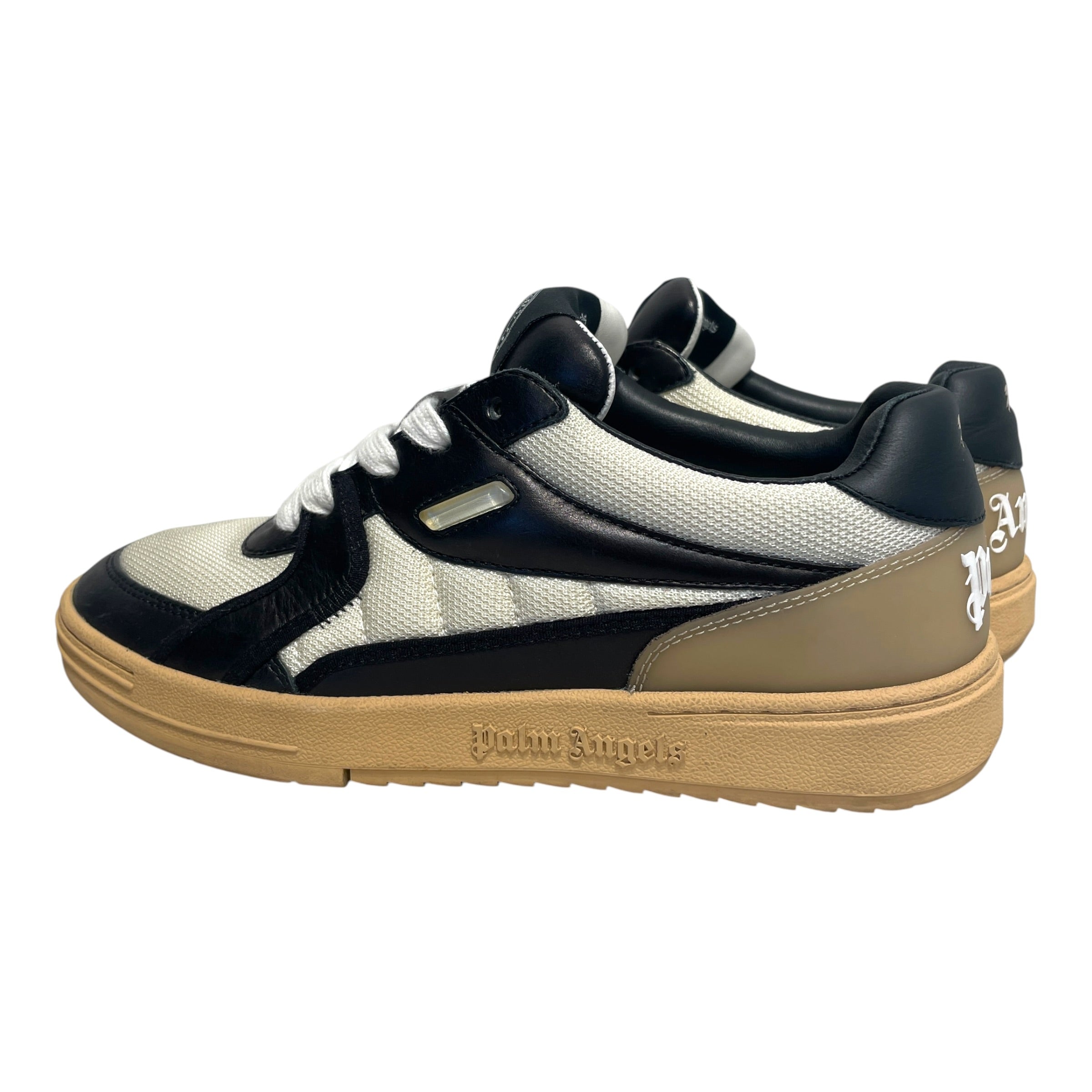 Palm Angels/Low-Sneakers/EU 41/Leather/BLK/University Tan Low-Top view 3