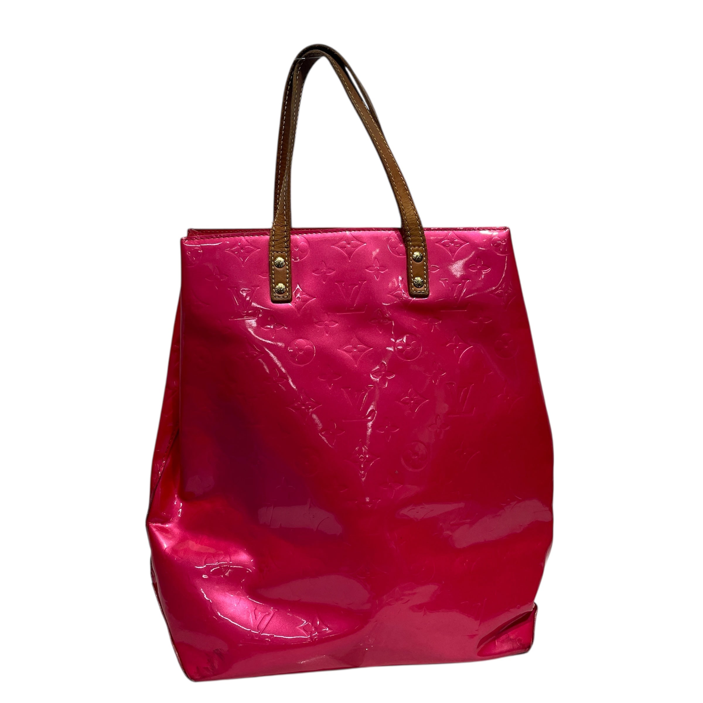LOUIS VUITTON/Hand Bag/Monogram/PNK/VERNIS READE MM TOTE view 2